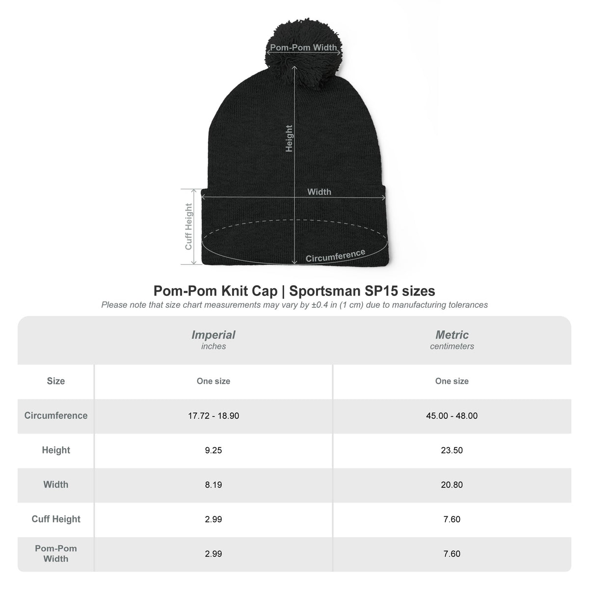 Doggone Lucky Embroidered Pom-Pom Knit Cap — 'Lucky' Dog Love Beanie