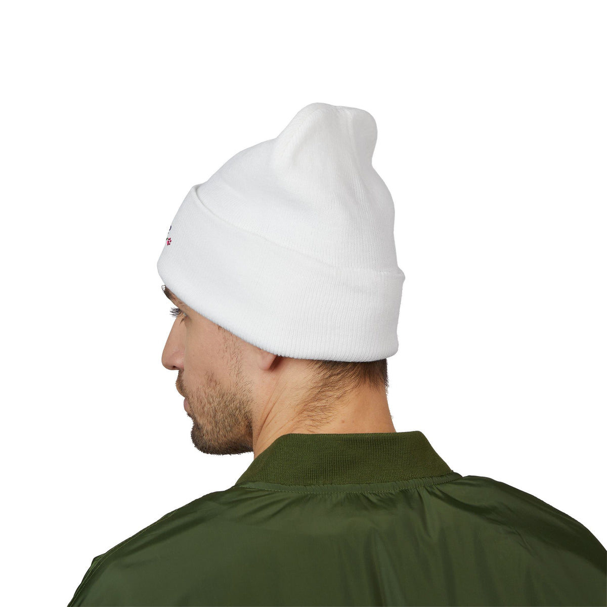 Doggone Lucky Embroidered Beanie