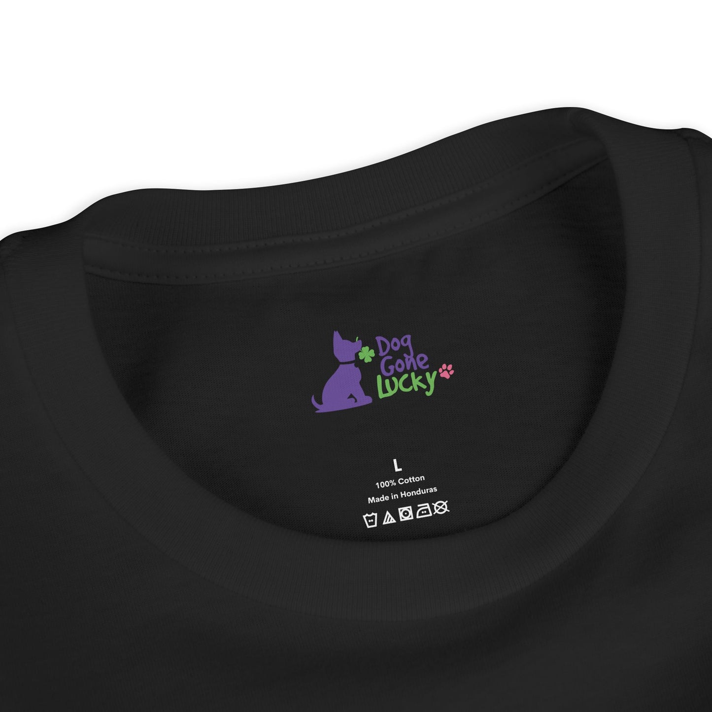 Doggone Lucky Youth Tee - Image on Back
