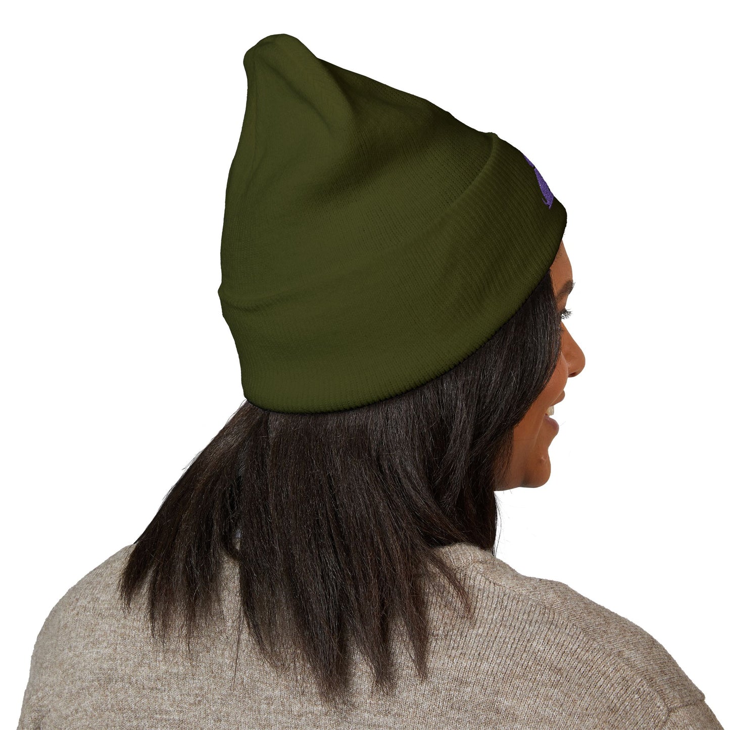 Doggone Lucky Embroidered Beanie