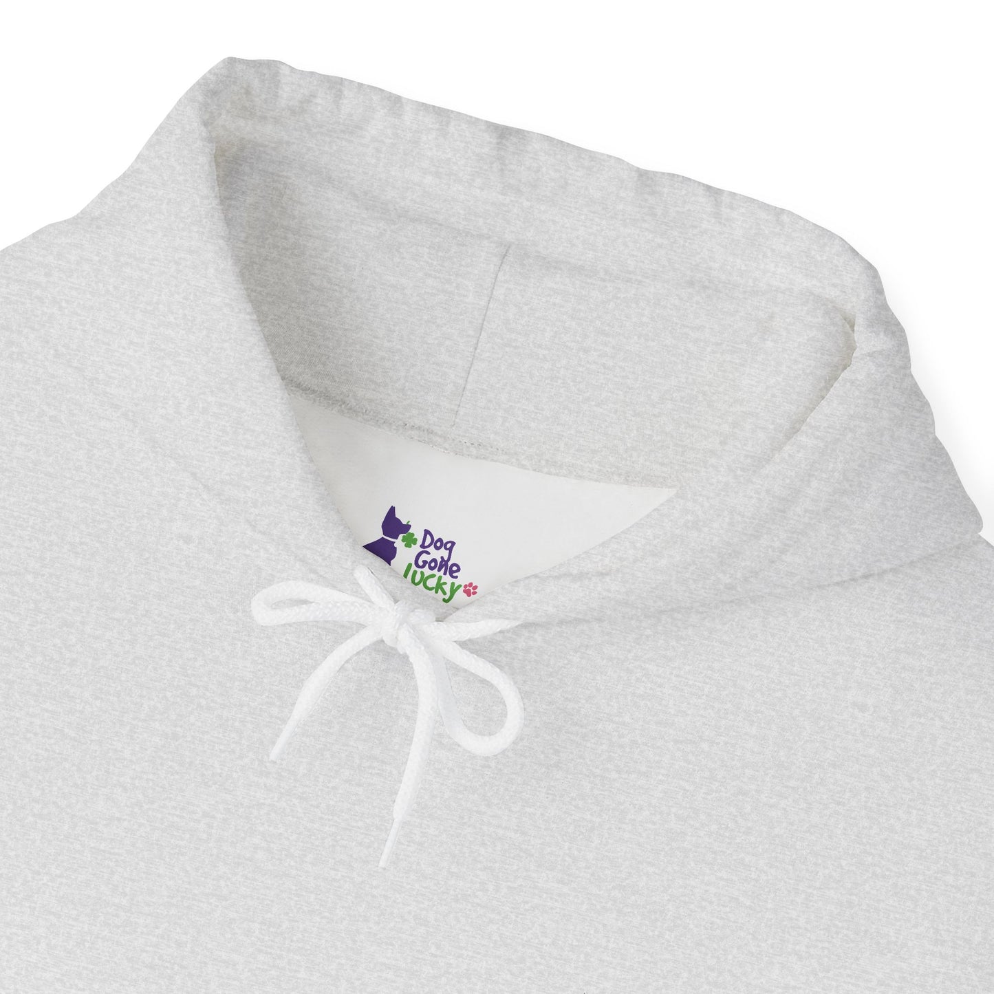 Doggone Lucky Embroidered Adult Hoodie