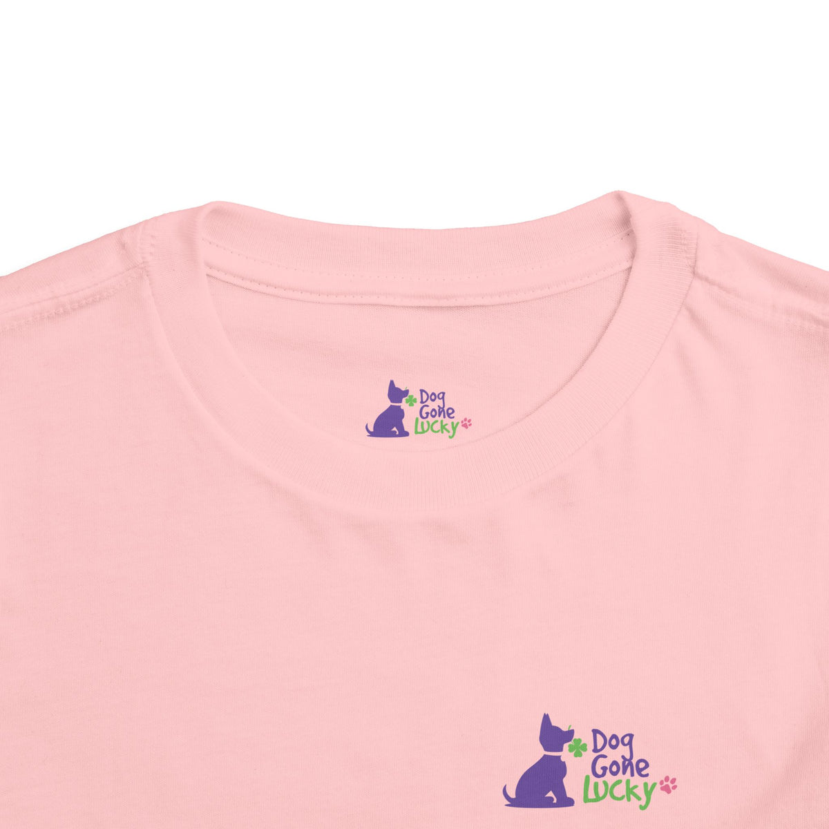 Doggone Lucky Toddler Tee - Lucky Pup on Left Chest and Back