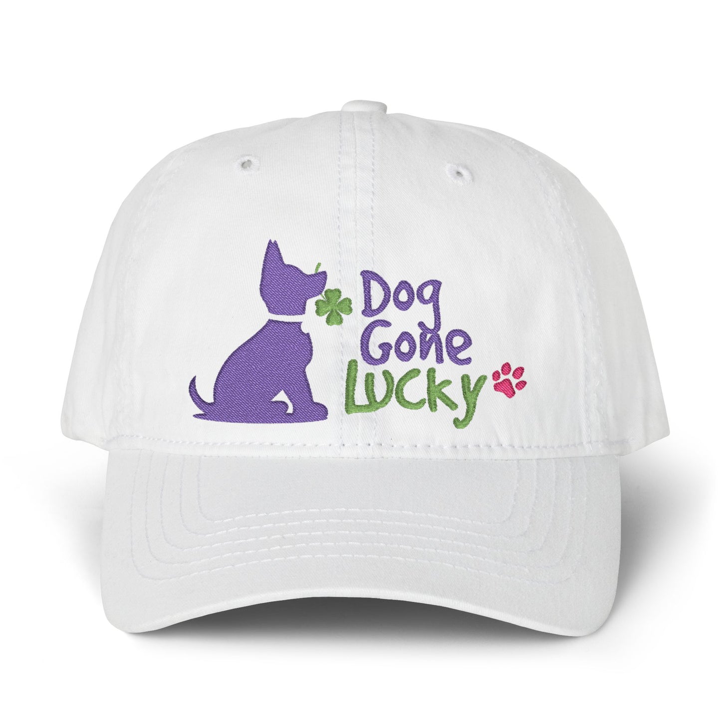 Women's Pigment-Dyed Cap with Fashion Undervisor (Embroidery)