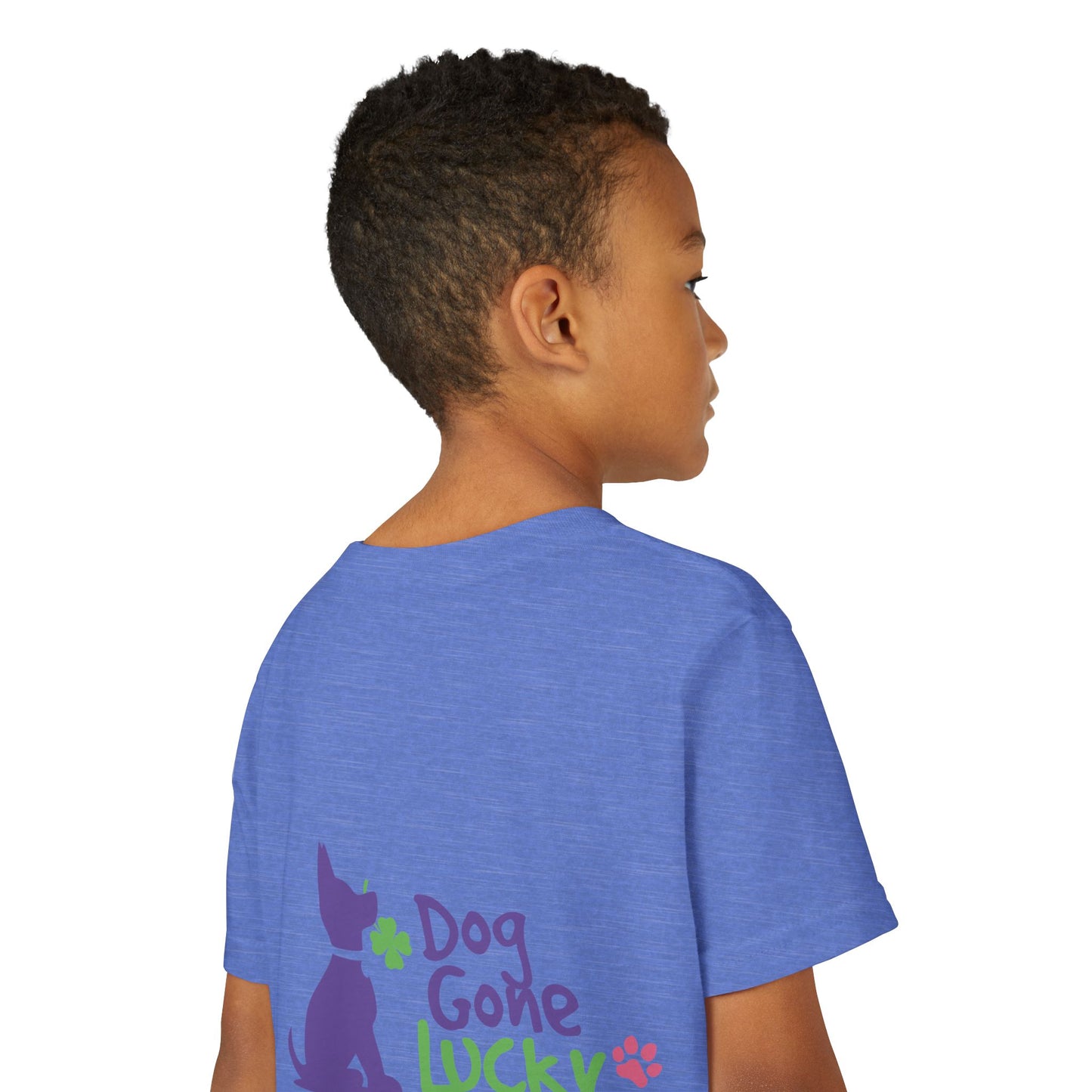 Doggone Lucky Youth Tee - Image on Back