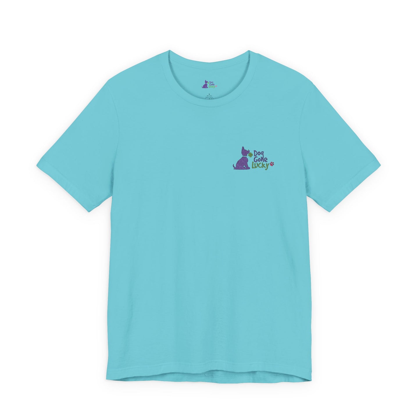 Doggone Lucky Embroidered Adult Tee