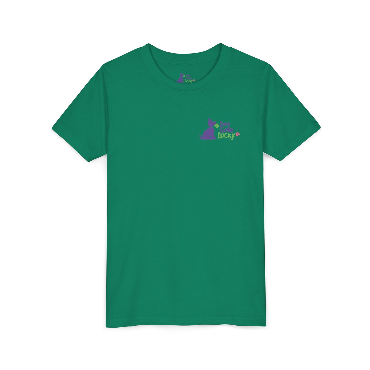Doggone Lucky Youth Tee - Image on Back
