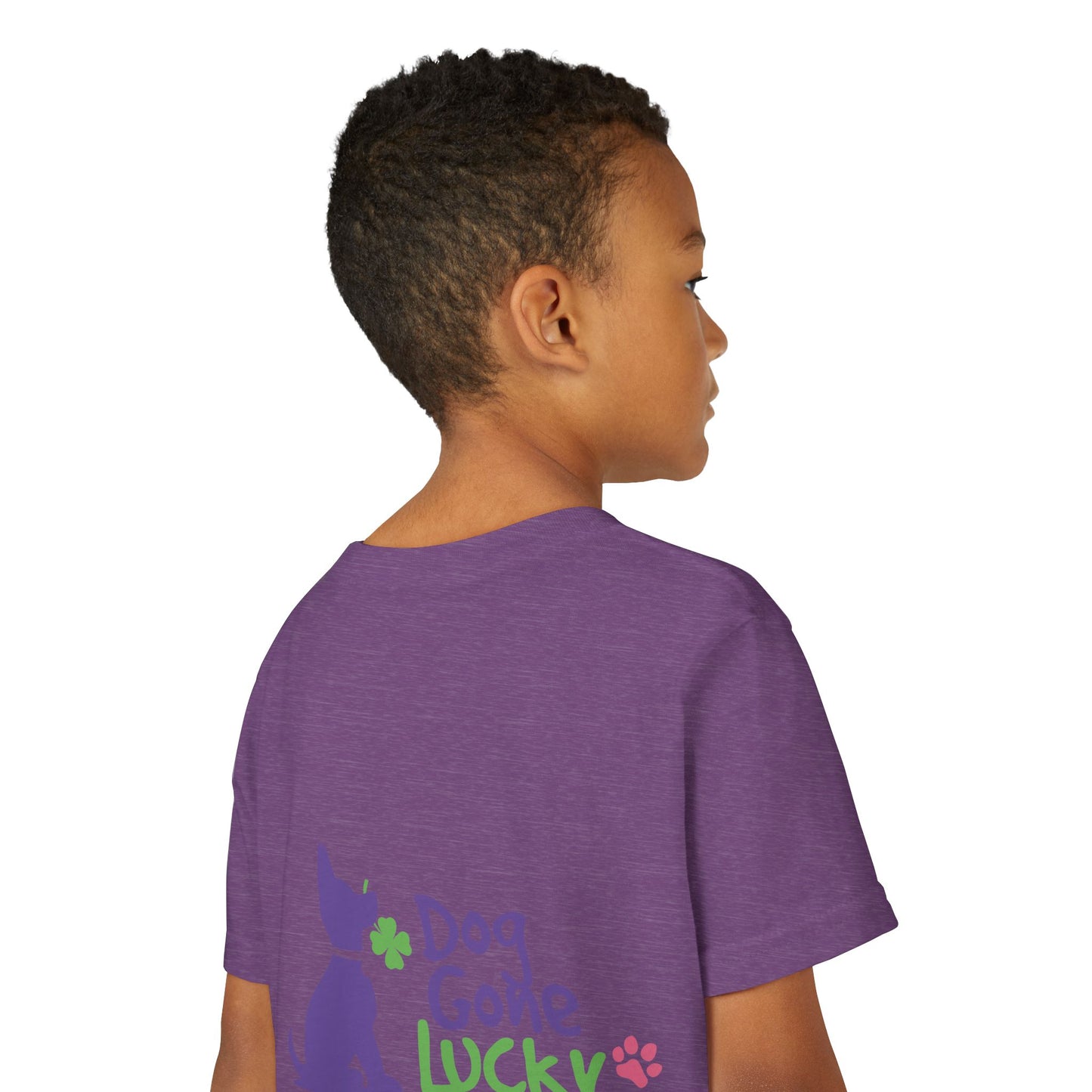 Doggone Lucky Youth Tee - Image on Back