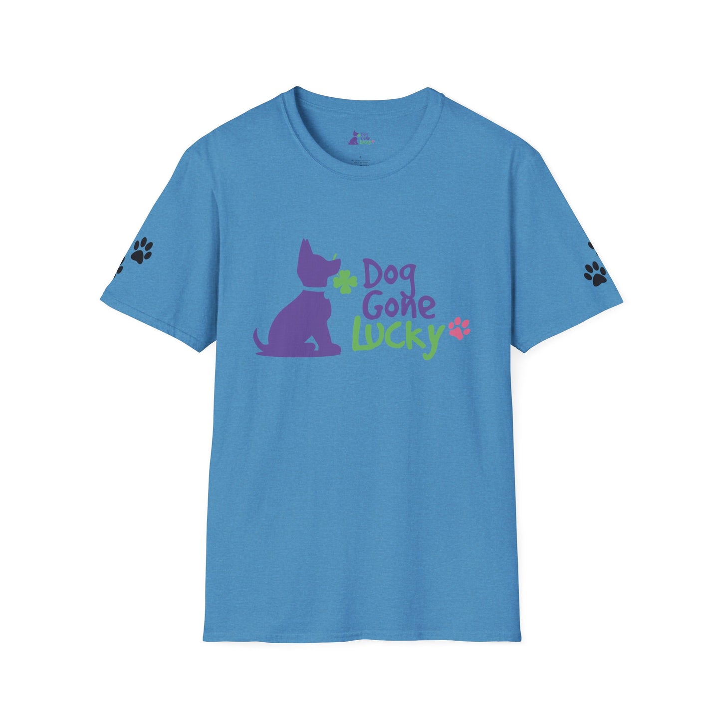 Doggone Lucky Adult Tee - Graphic on front