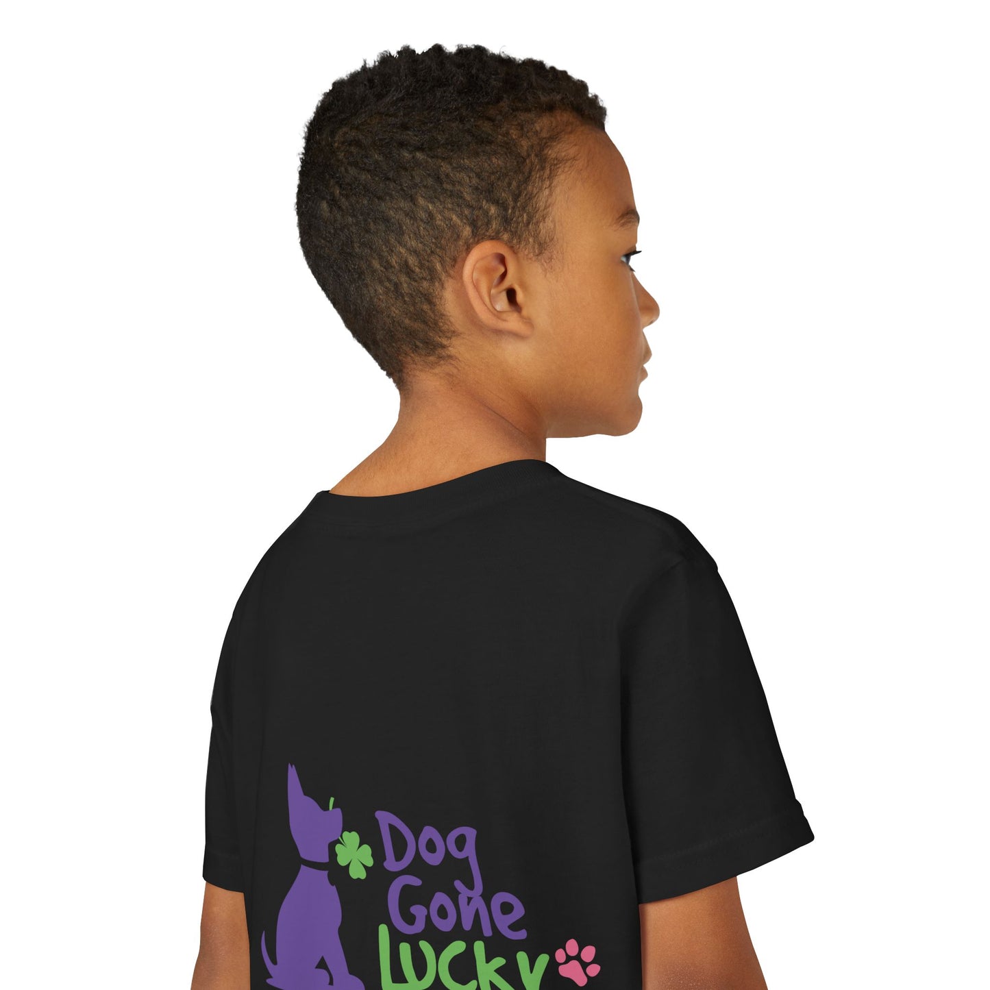 Doggone Lucky Youth Tee - Image on Back