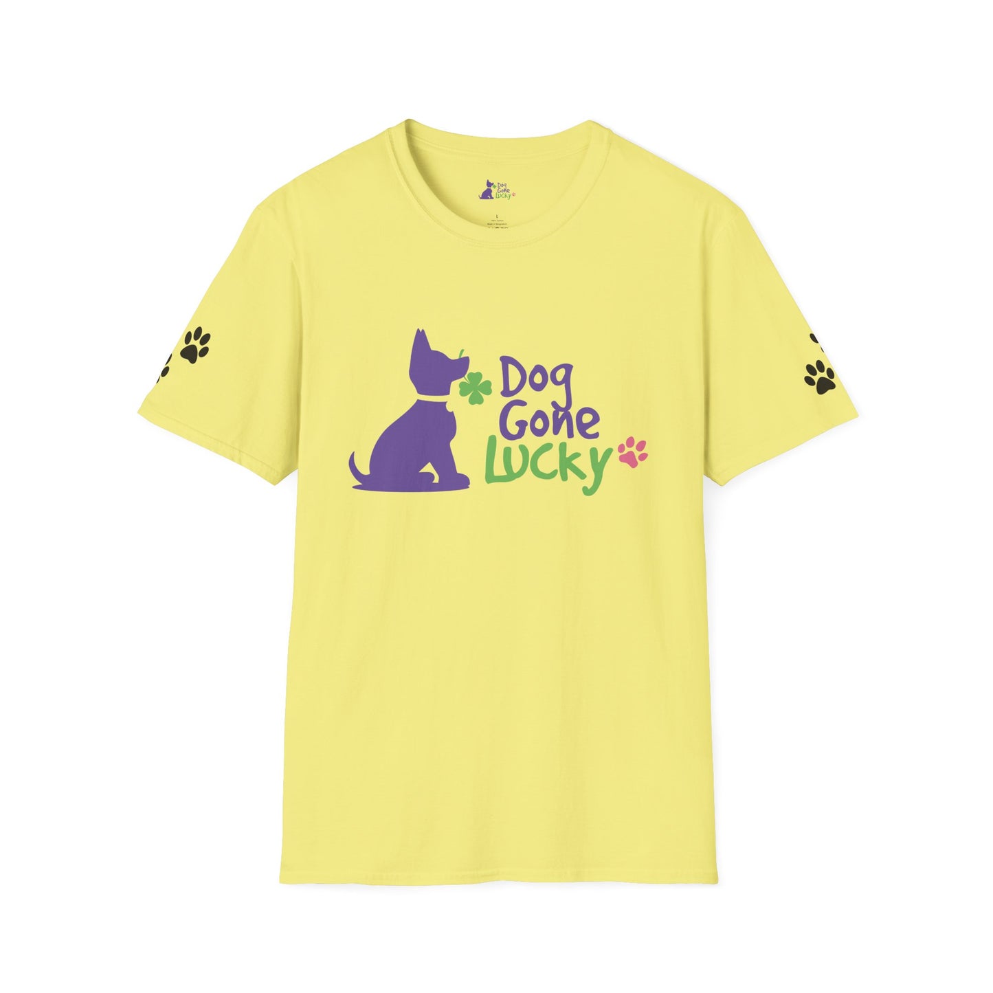 Doggone Lucky Adult Tee - Graphic on front