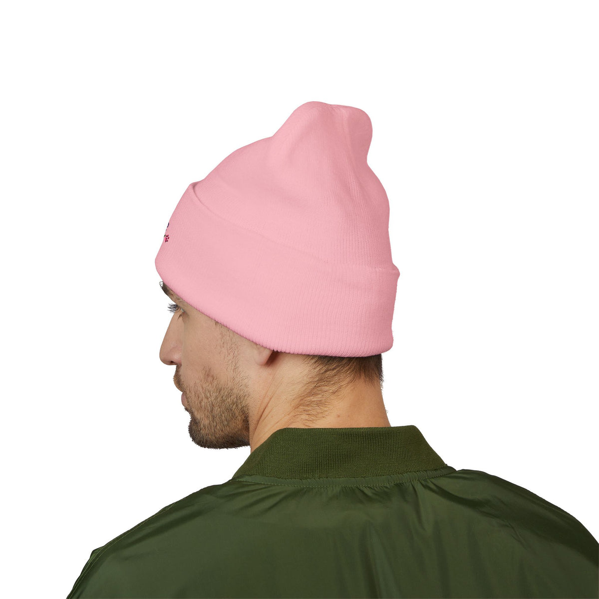Doggone Lucky Embroidered Beanie