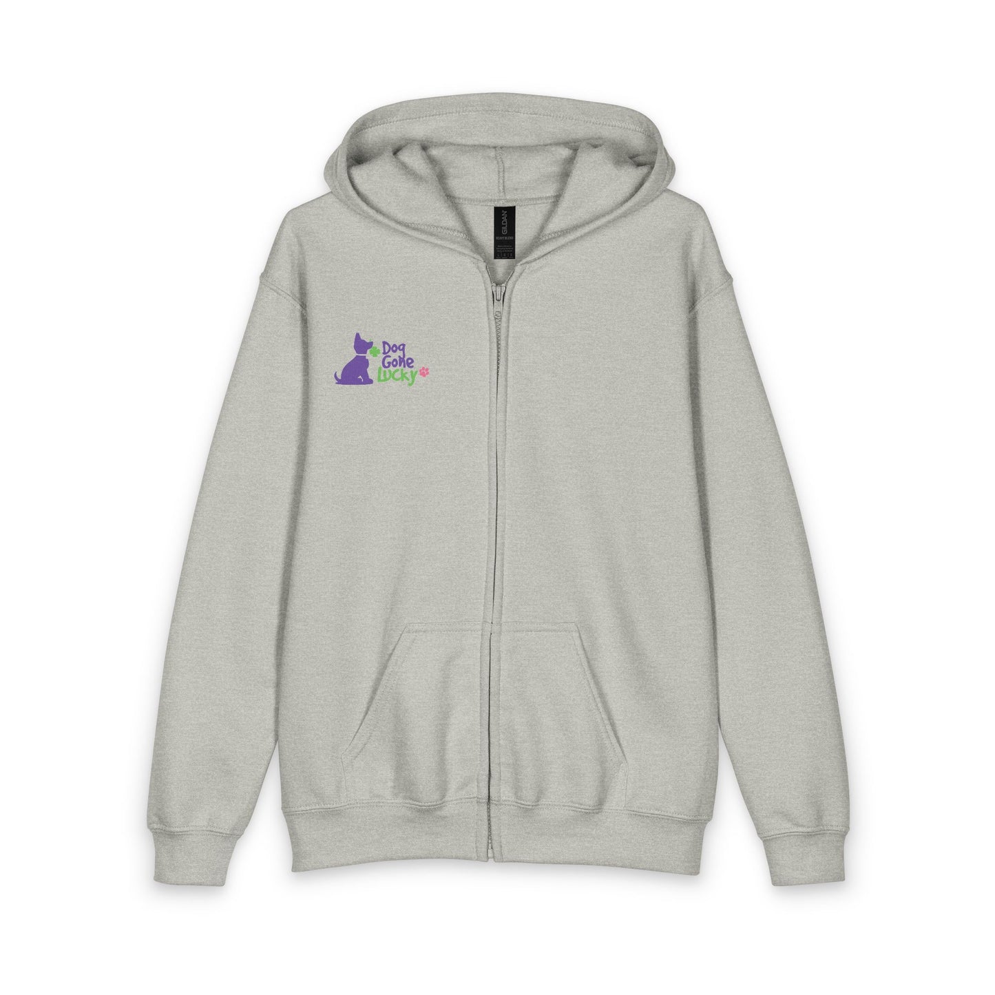 Doggone Lucky Youth Heavy Blend Zipped Hoodie