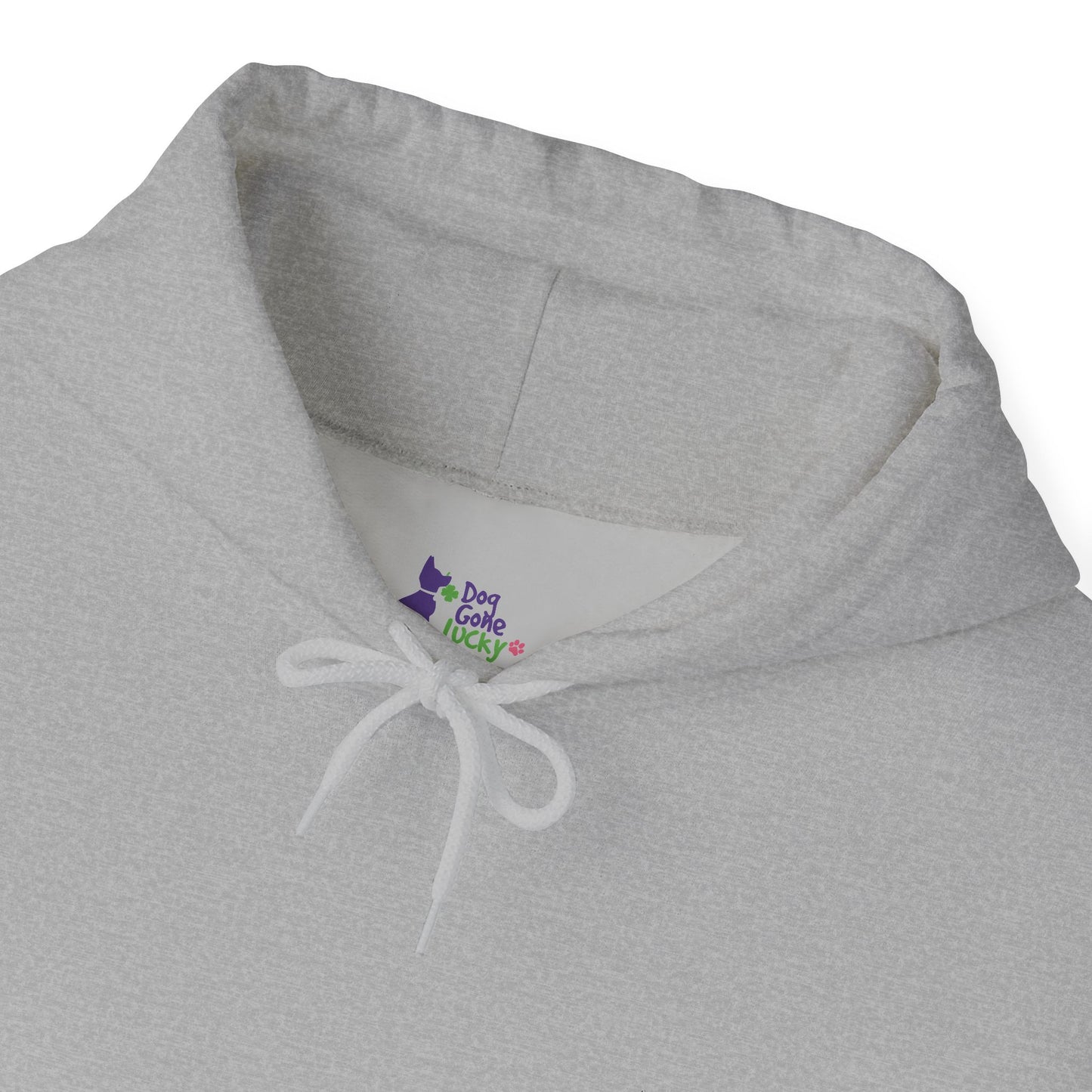Doggone Lucky Embroidered Adult Hoodie