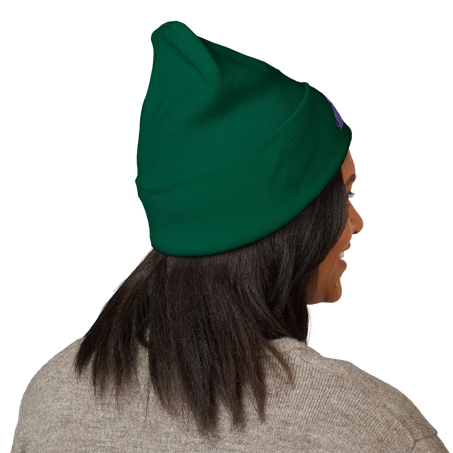Doggone Lucky Embroidered Beanie