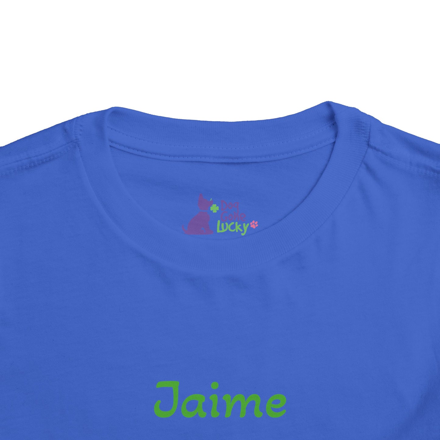 Doggone Lucky Personalized Toddler Tee - Lucky Pup Tee