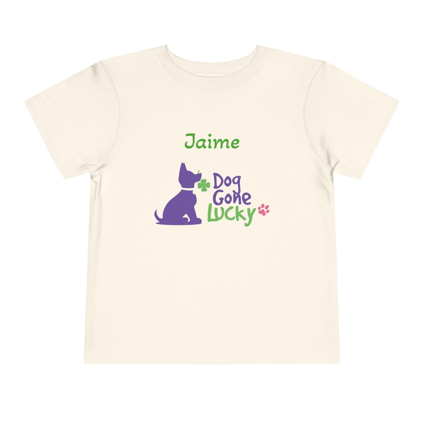 Doggone Lucky Personalized Toddler Tee - Lucky Pup Tee