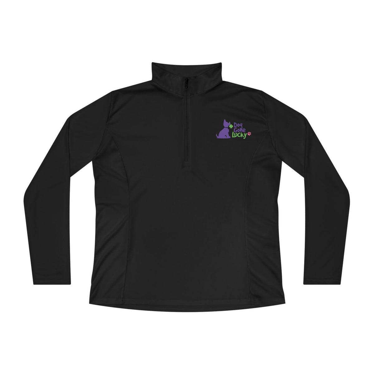Doggone Lucky Women's Quarter-Zip Pullover – Loyal Dog Bond Design