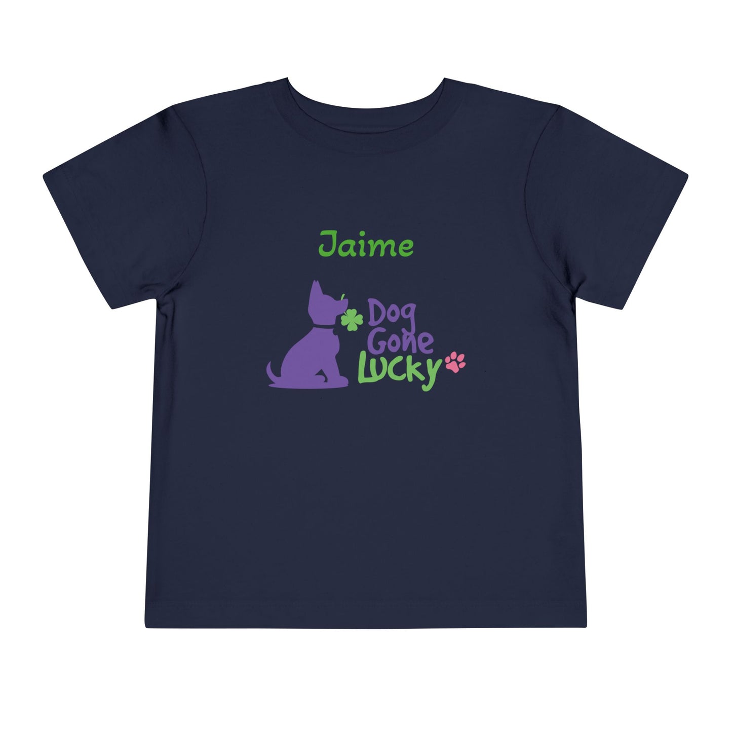Doggone Lucky Personalized Toddler Tee - Lucky Pup Tee