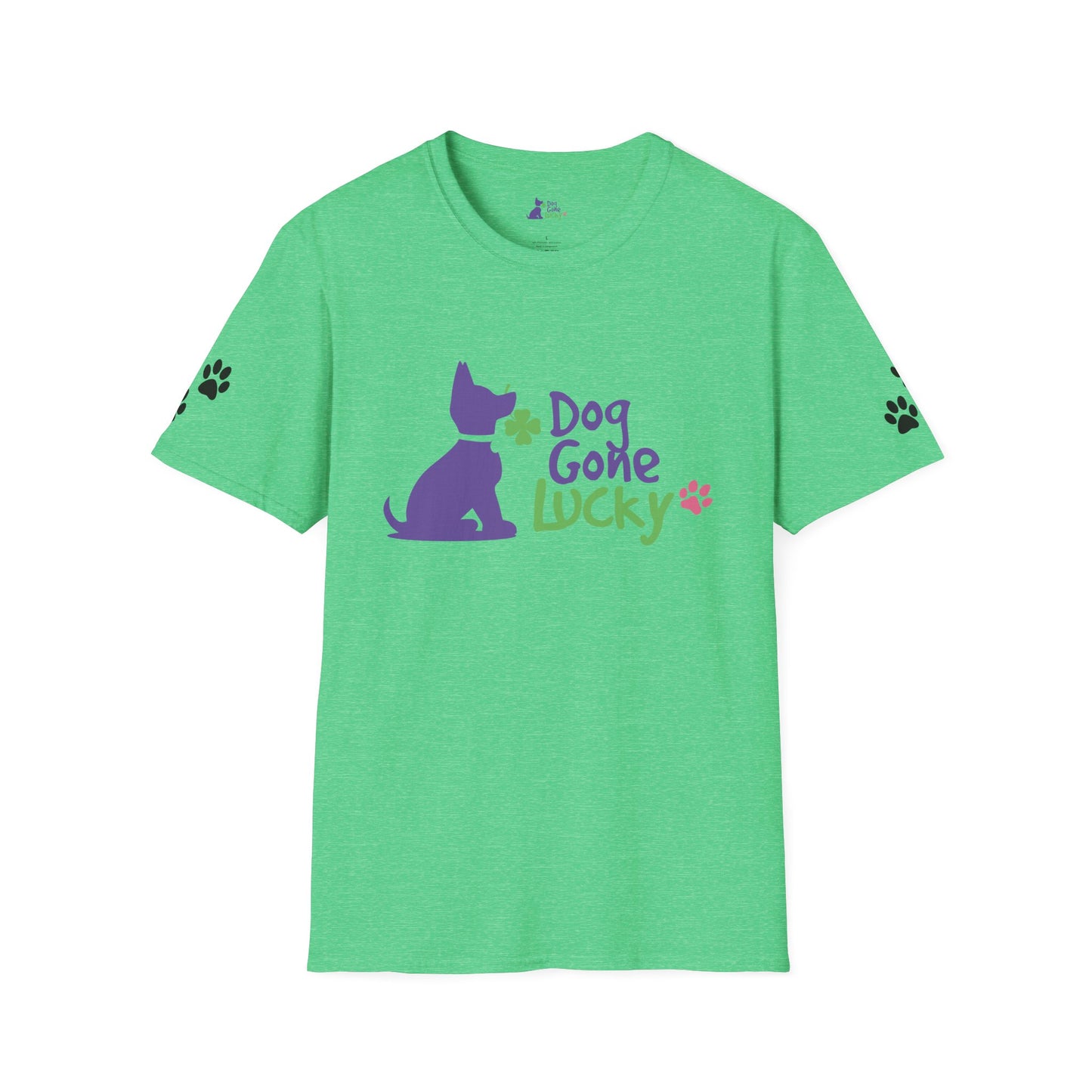 Doggone Lucky Adult Tee - Graphic on front