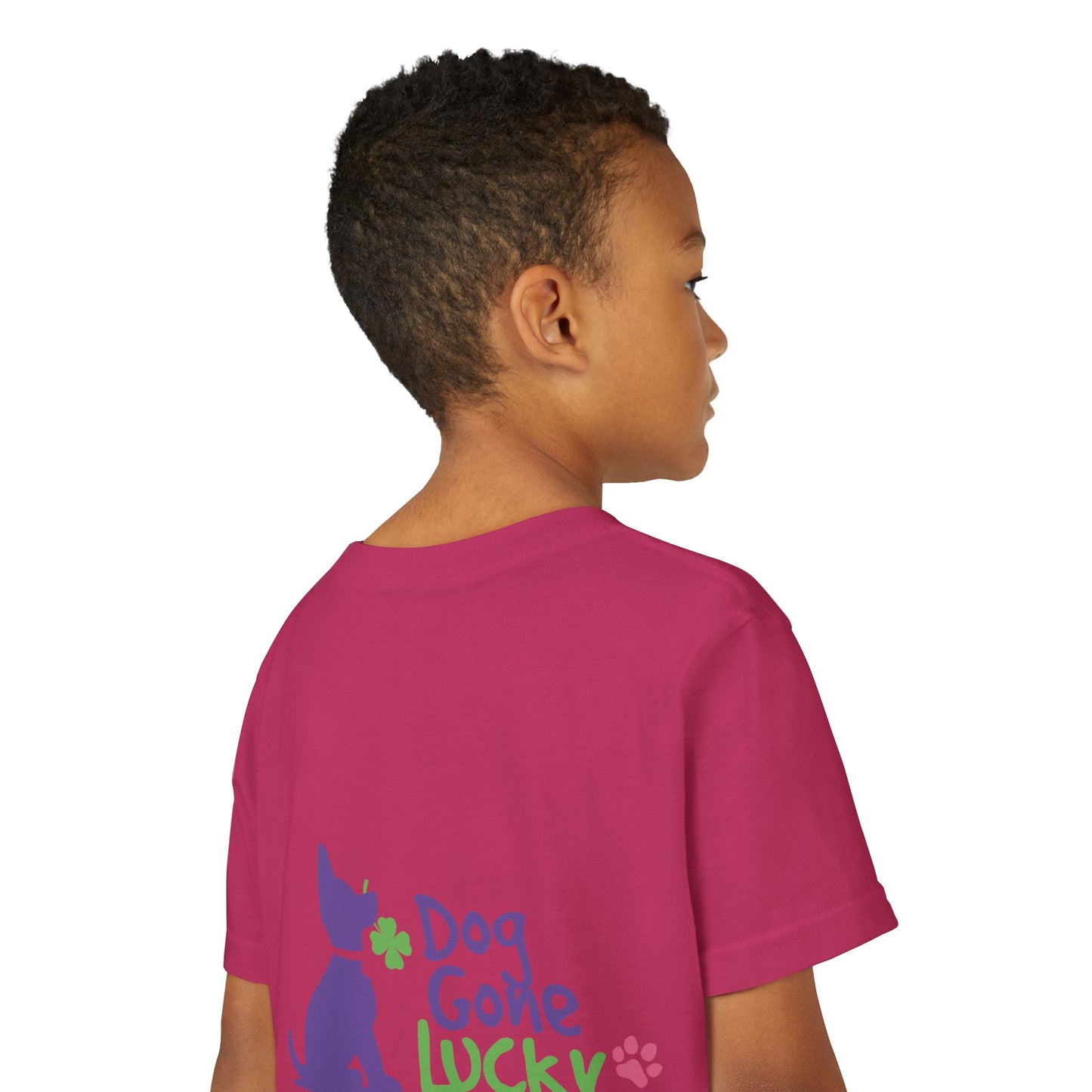 Doggone Lucky Youth Tee - Image on Back