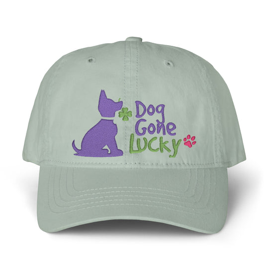 Doggone Women's Embroidered Pigment-Dyed Cap with Fashion Under visor