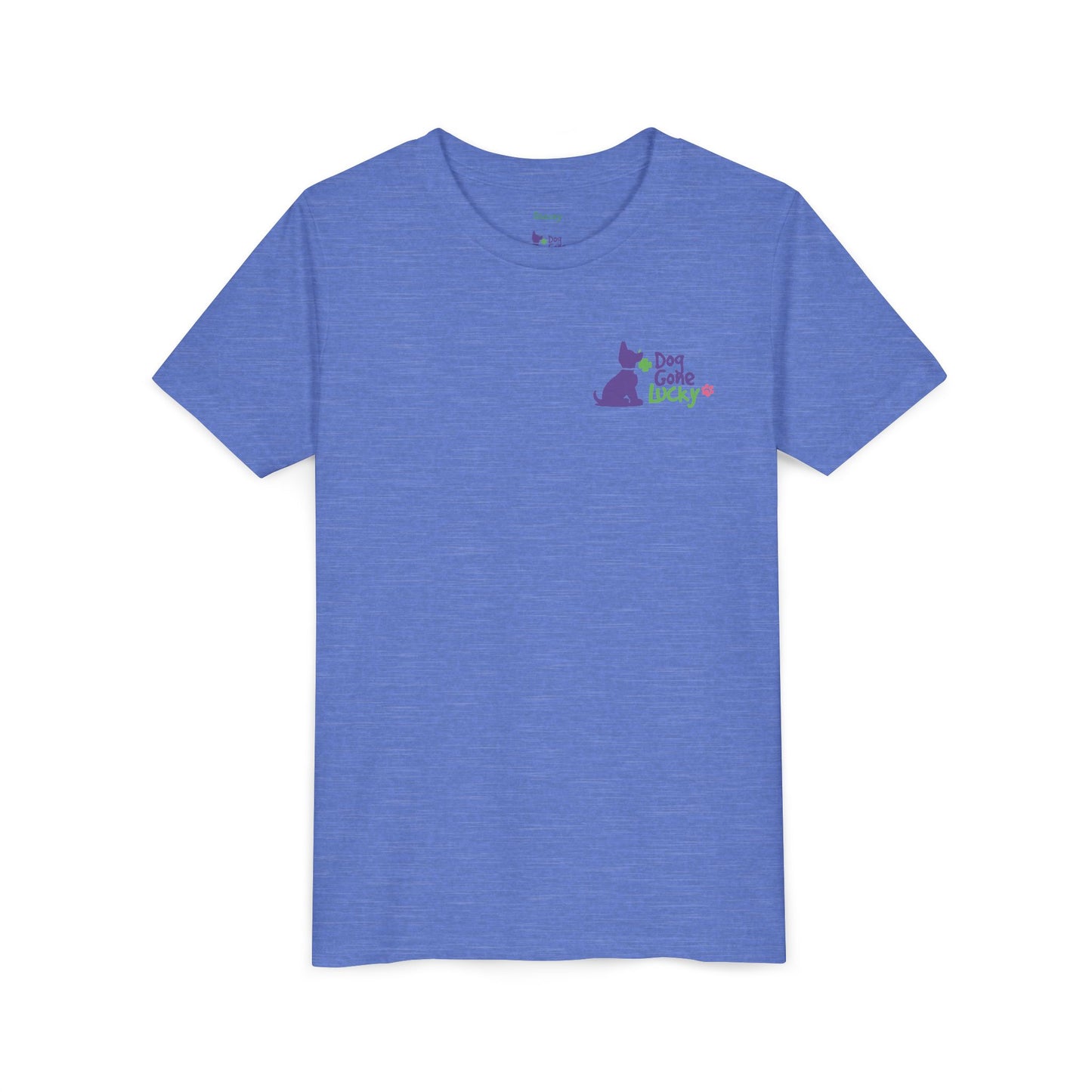 Doggone Lucky Personalized Youth Tee - Personalize neck