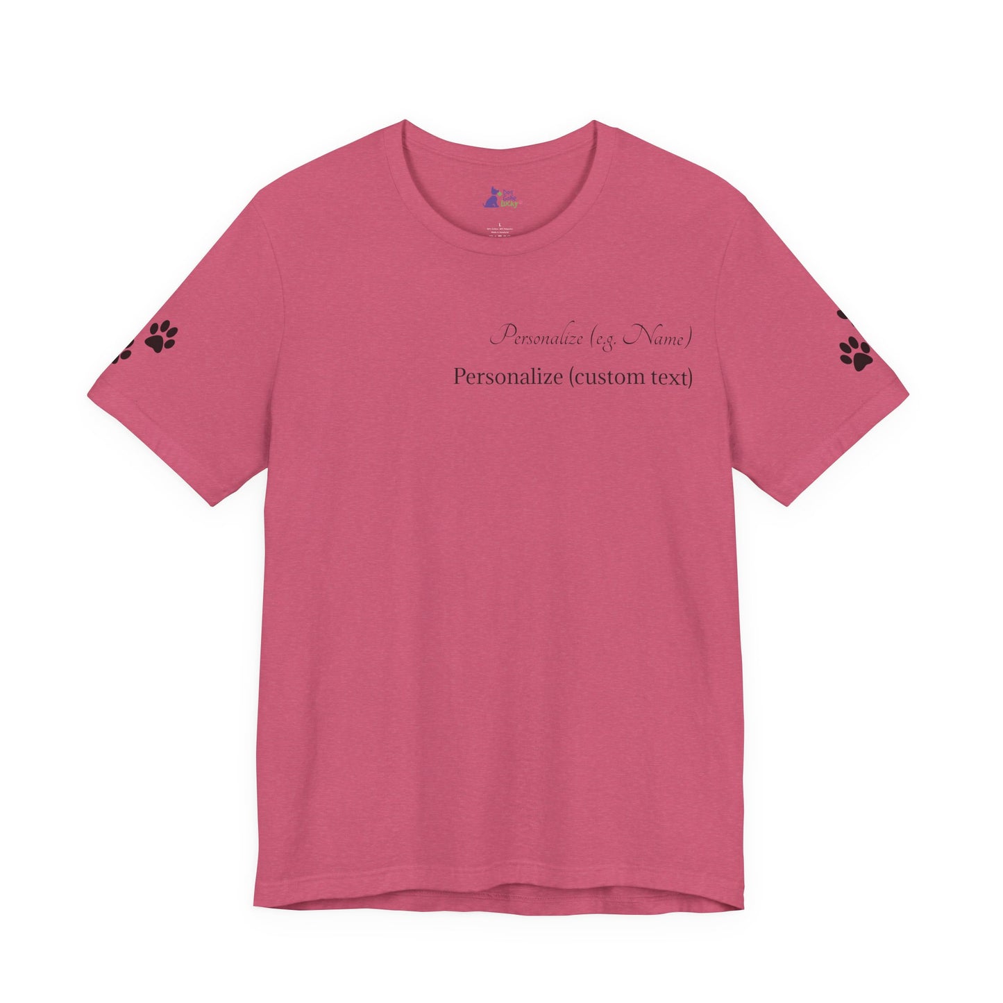 Doggone Lucky Personalized T‑Shirt - Two personalized text areas