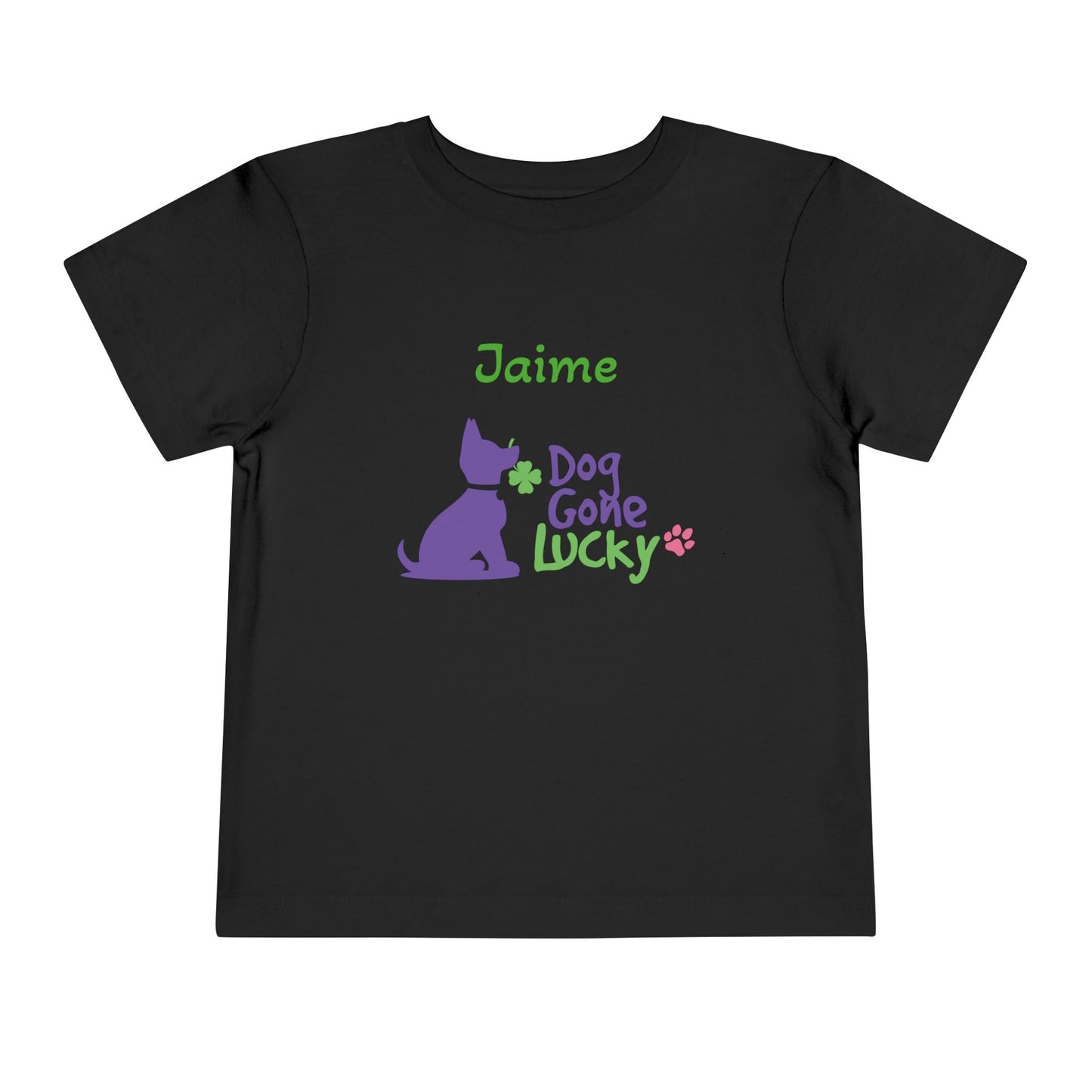 Doggone Lucky Personalized Toddler Tee - Lucky Pup Tee