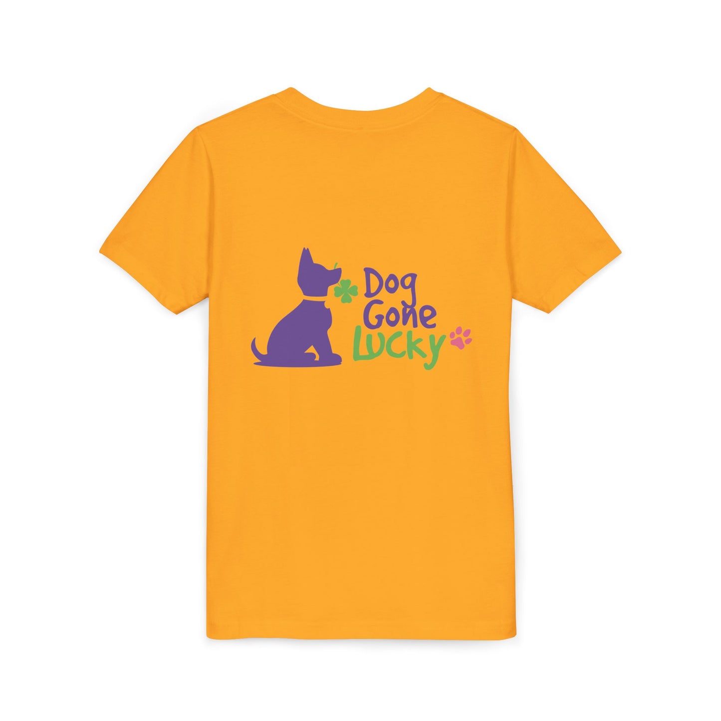 Doggone Lucky Youth Tee - Image on Back