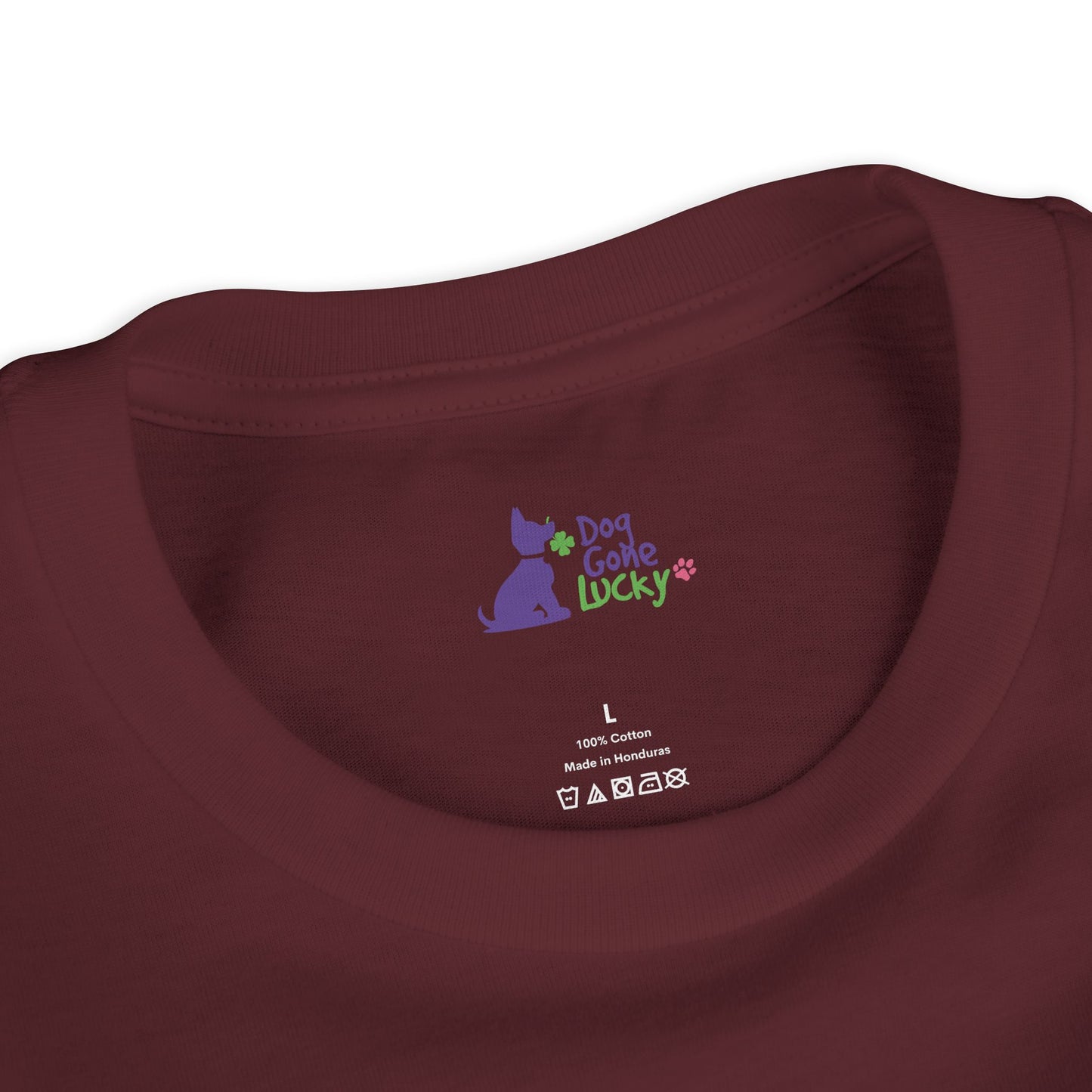 Doggone Lucky Youth Tee - Image on Back
