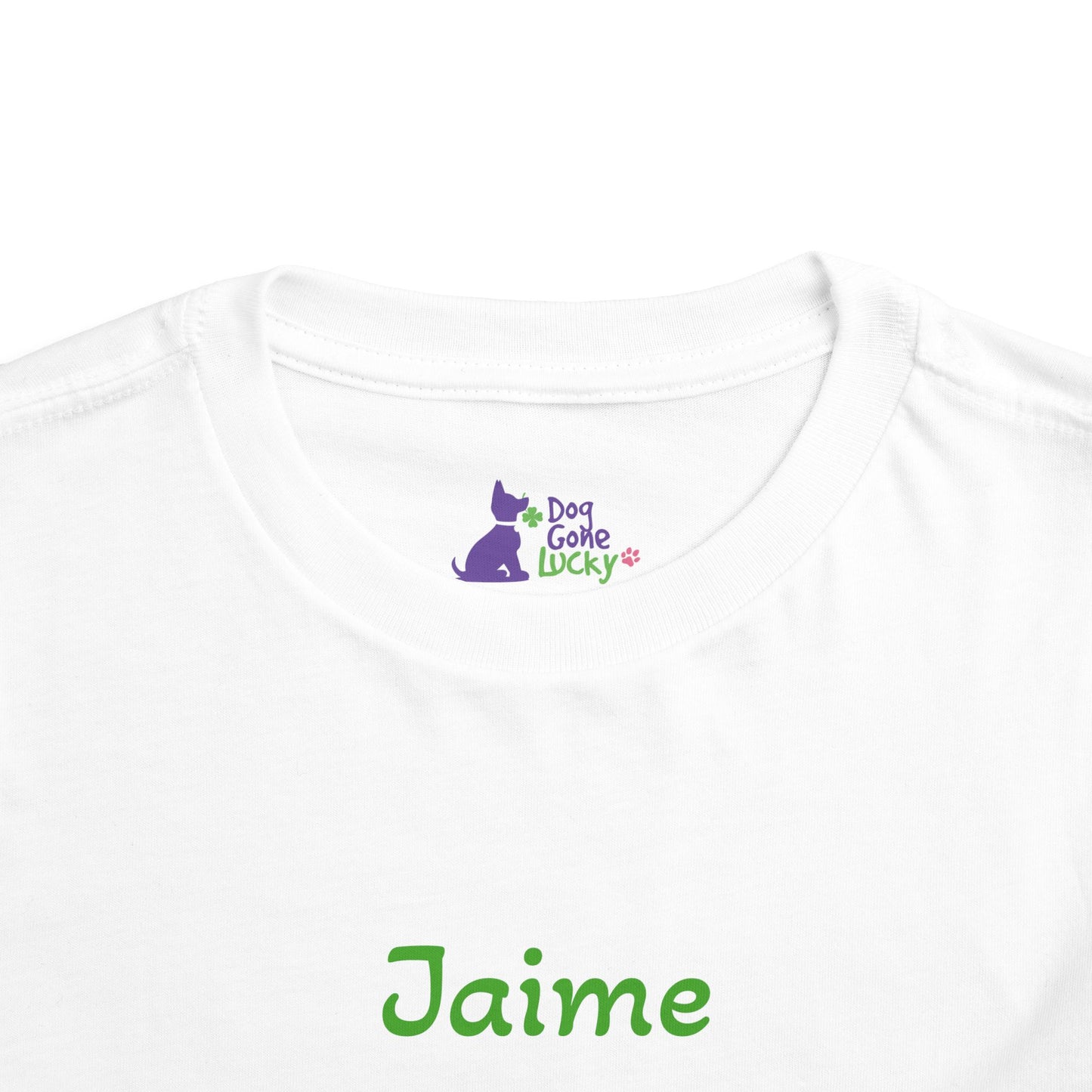 Doggone Lucky Personalized Toddler Tee - Lucky Pup Tee