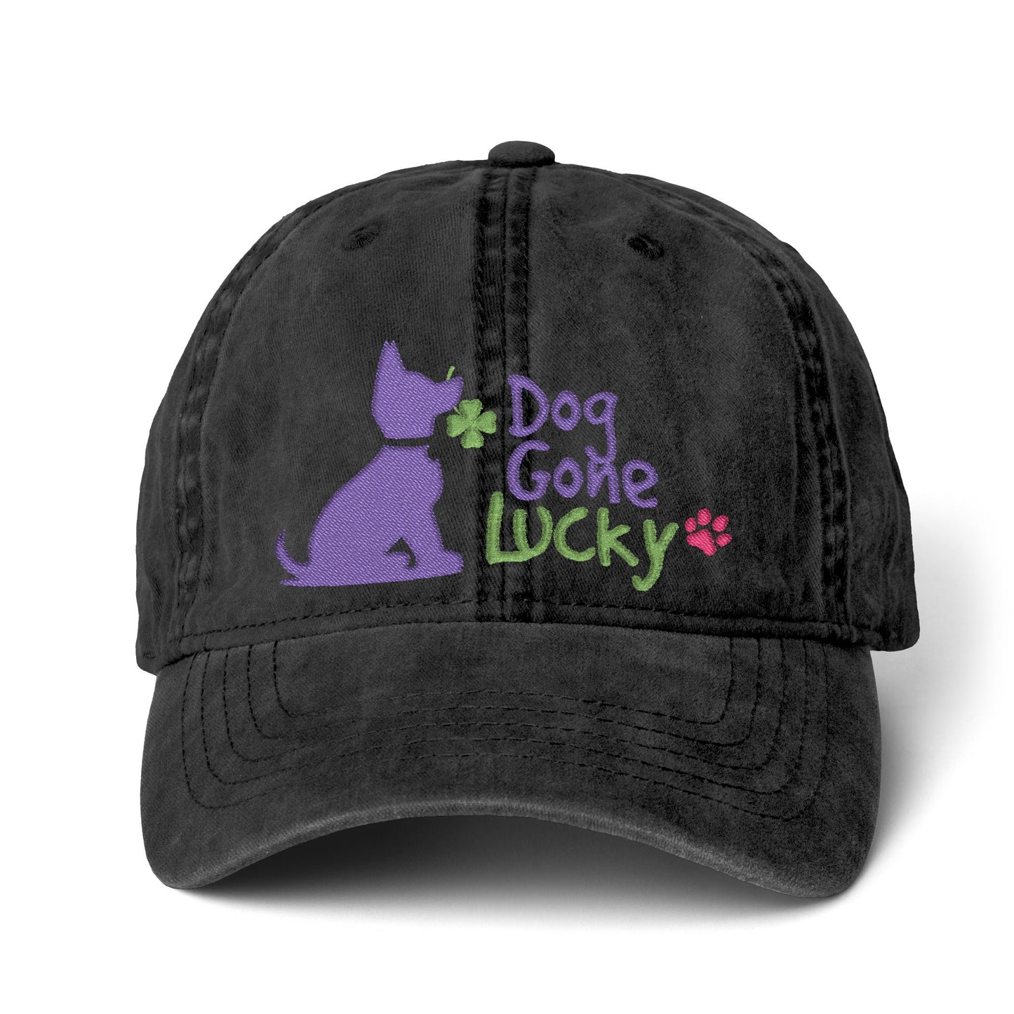 Women's Pigment-Dyed Cap with Fashion Undervisor (Embroidery)
