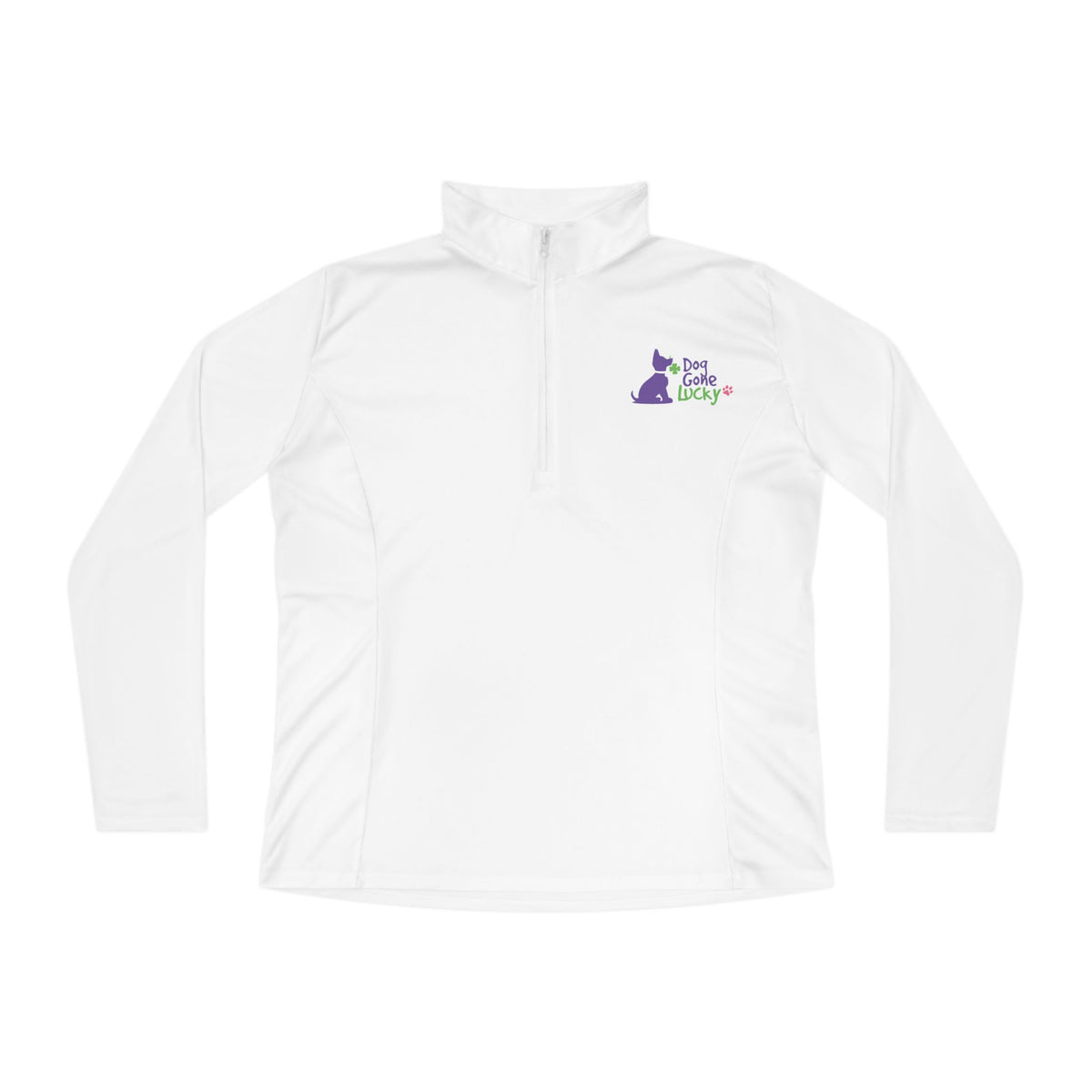 Doggone Lucky Women's Quarter-Zip Pullover – Loyal Dog Bond Design