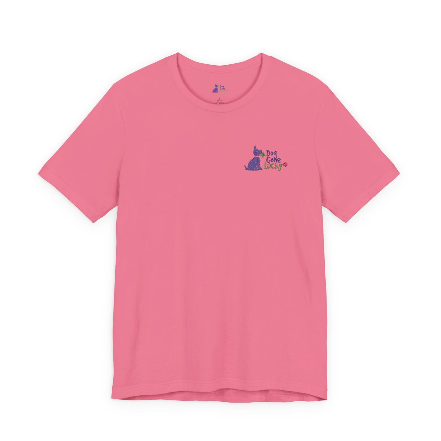 Doggone Lucky Embroidered Adult Tee