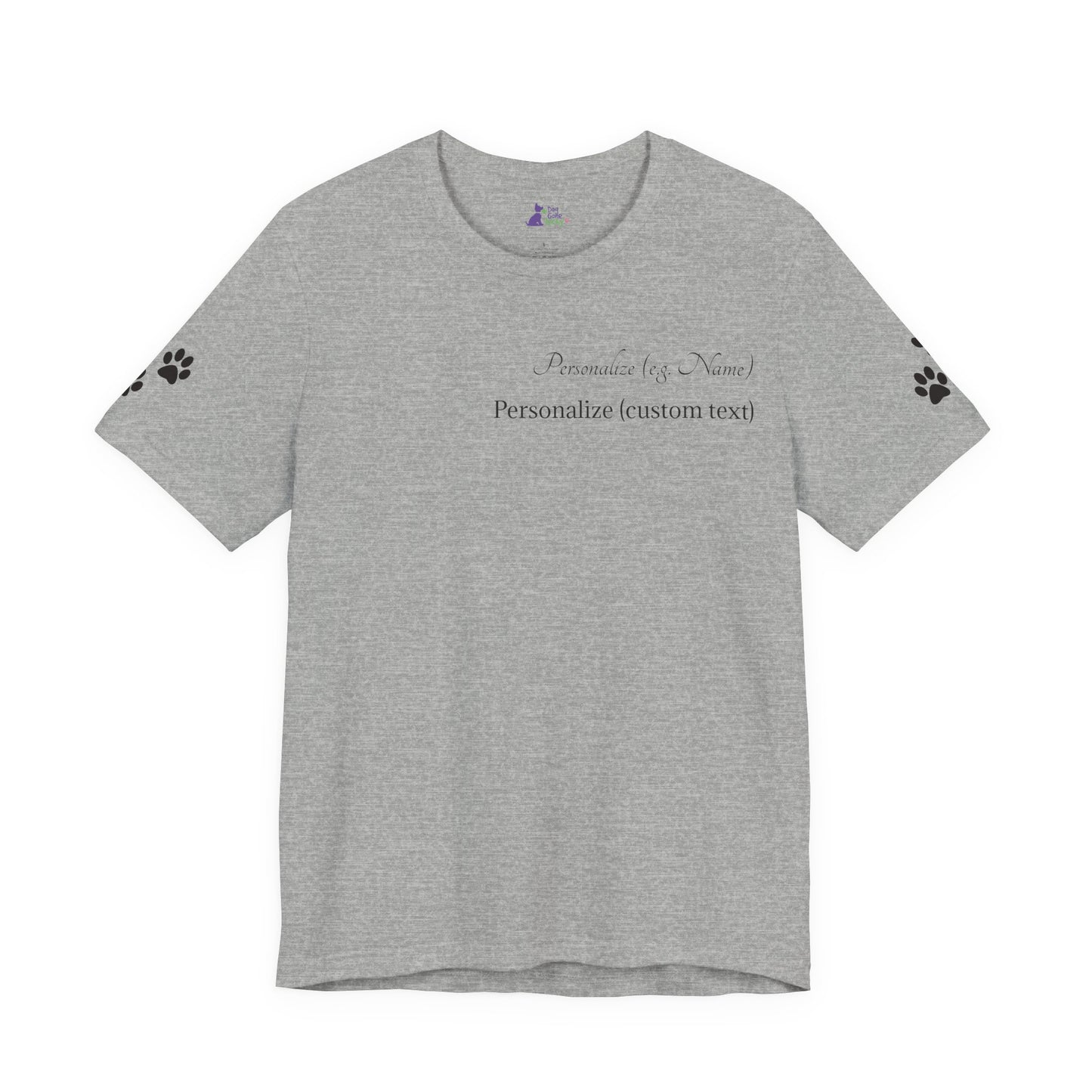 Doggone Lucky Personalized T‑Shirt - Two personalized text areas
