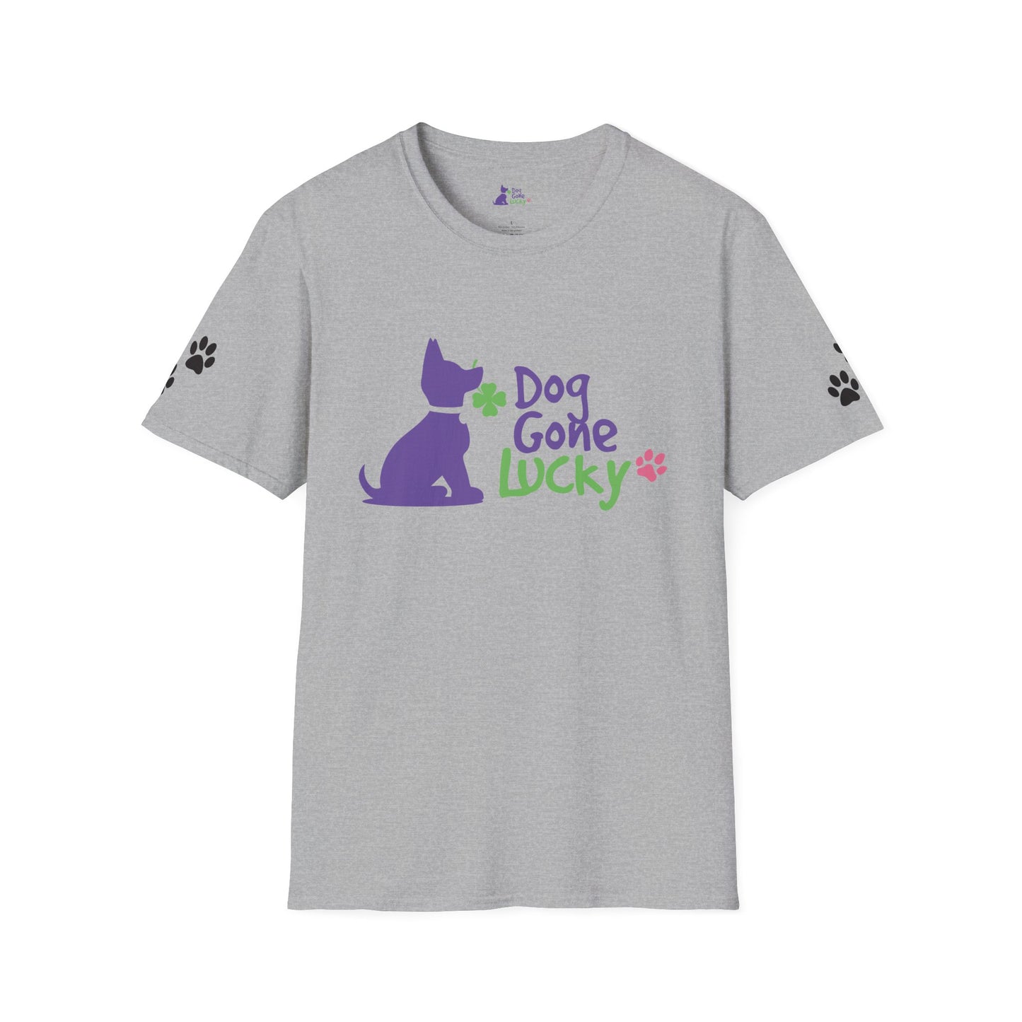 Doggone Lucky Adult Tee - Graphic on front