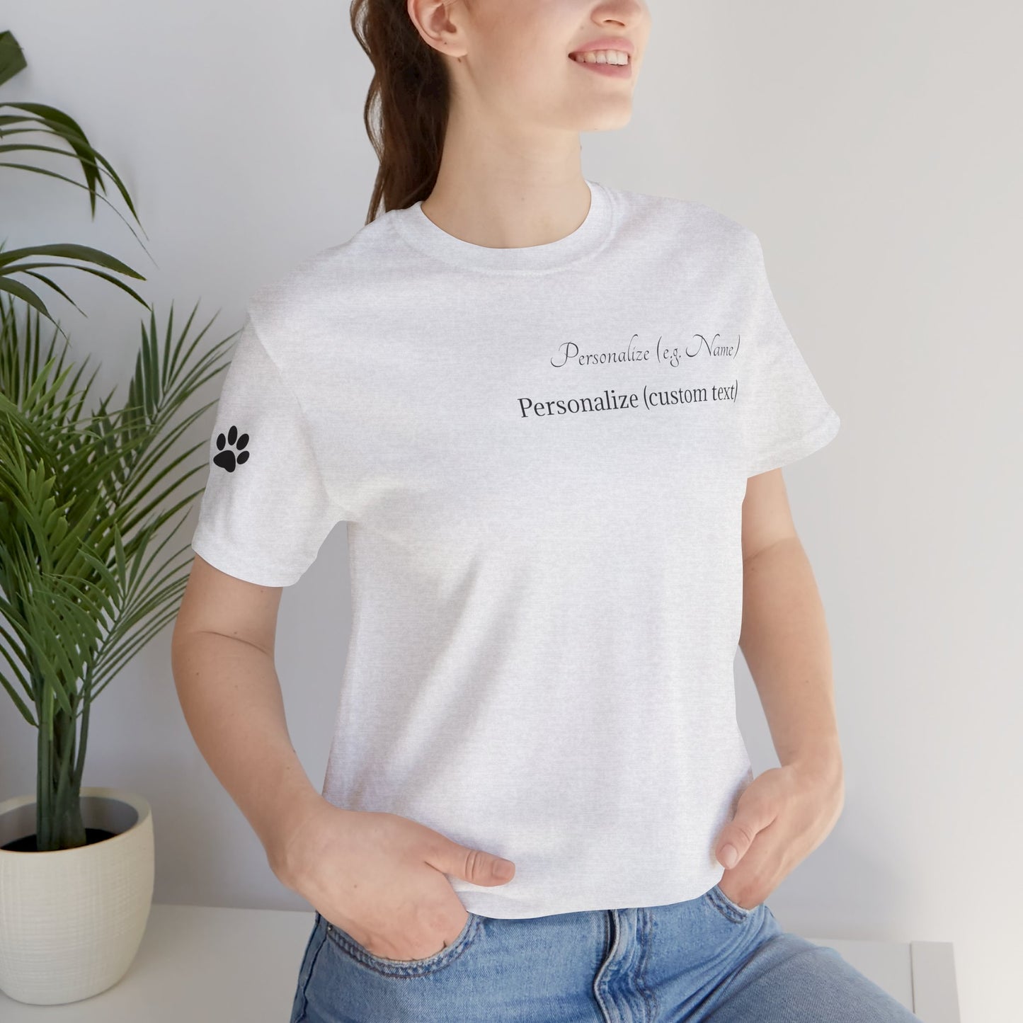 Doggone Lucky Personalized T‑Shirt - Two personalized text areas