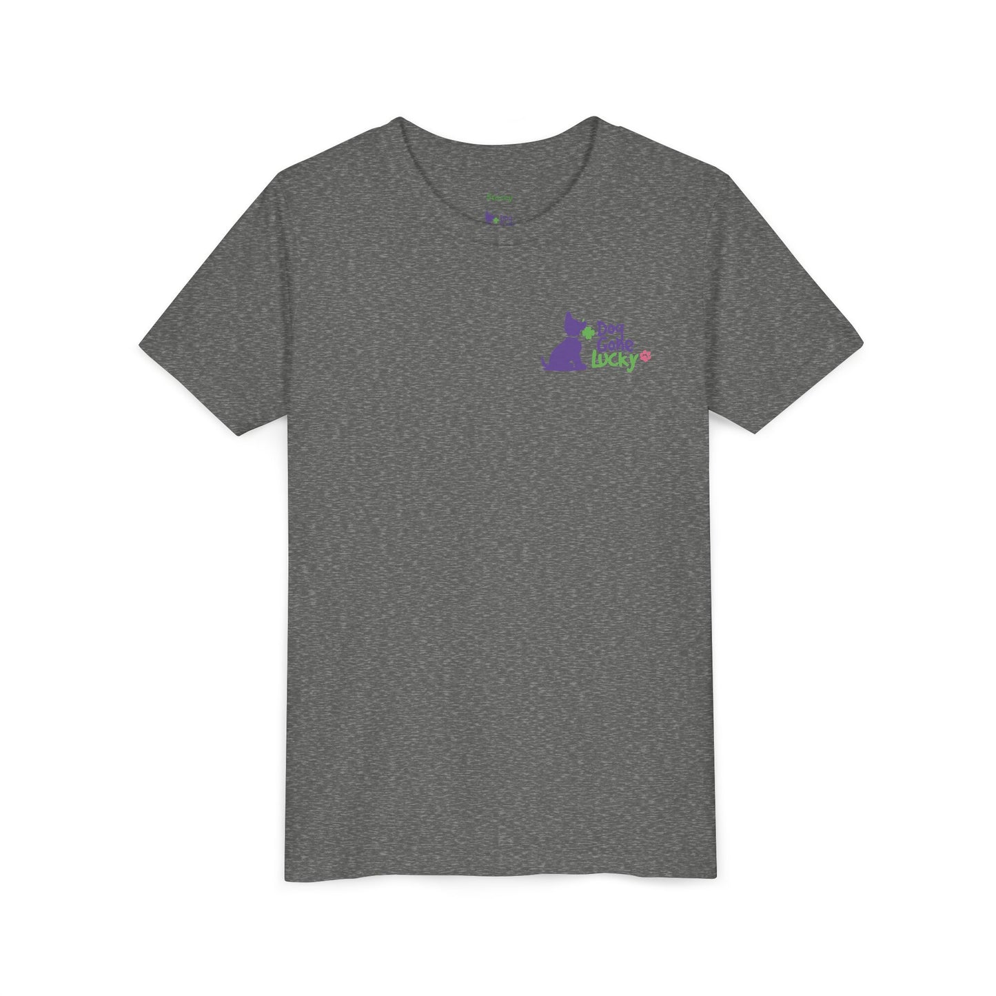 Doggone Lucky Personalized Youth Tee - Personalize neck
