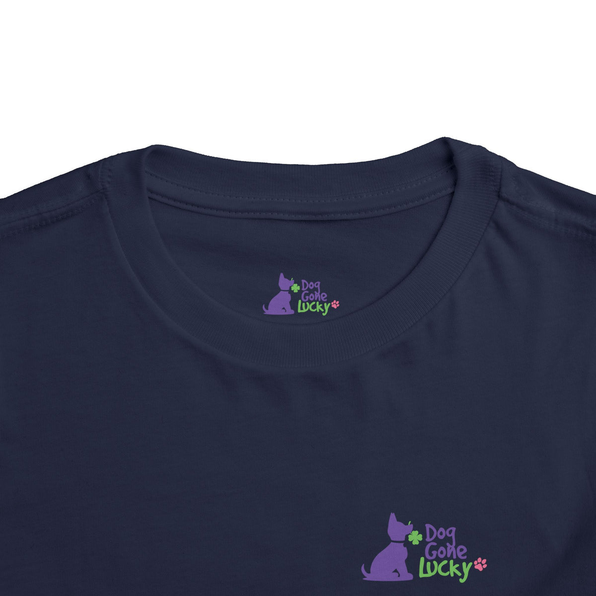 Doggone Lucky Toddler Tee - Lucky Pup on Left Chest and Back