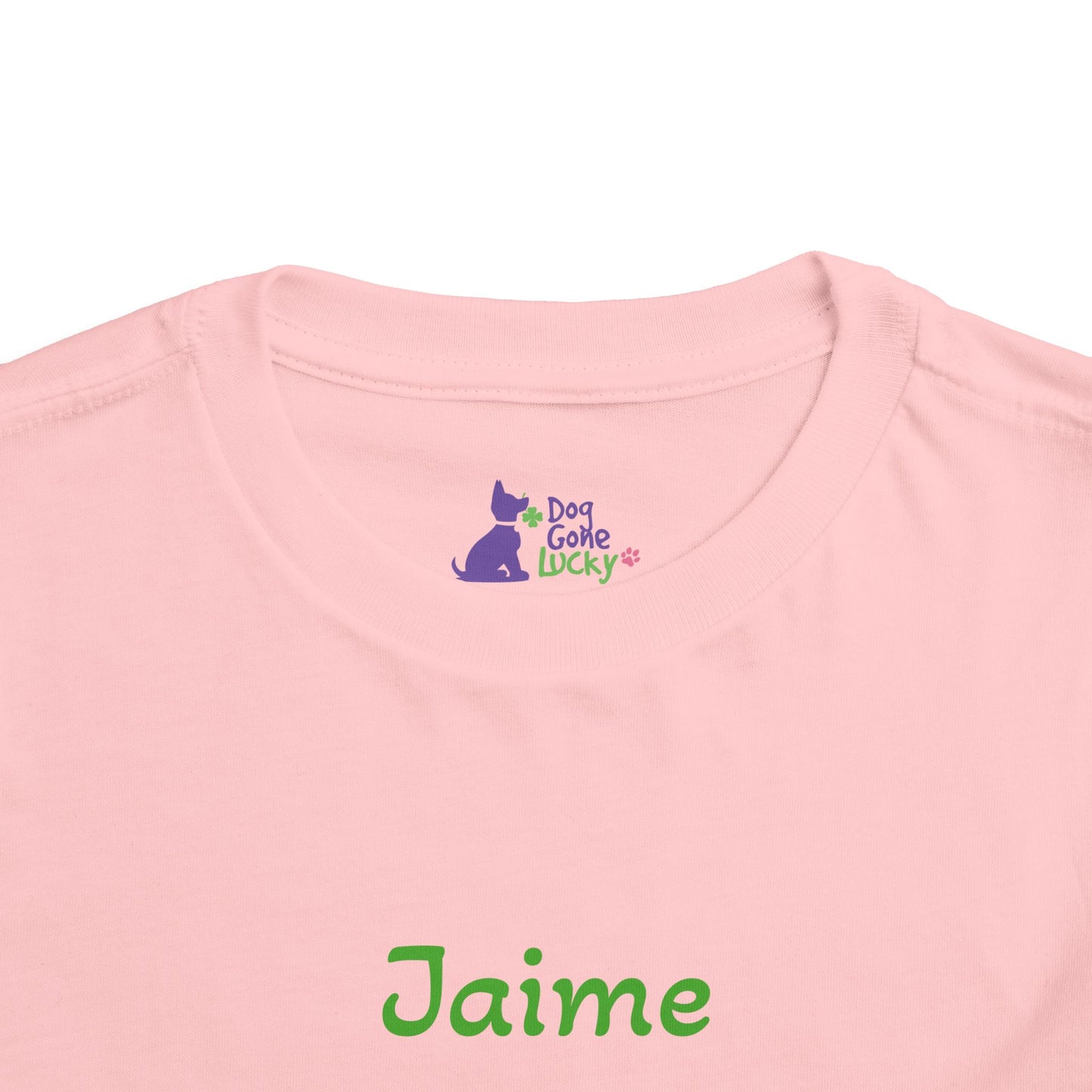 Doggone Lucky Personalized Toddler Tee - Lucky Pup Tee