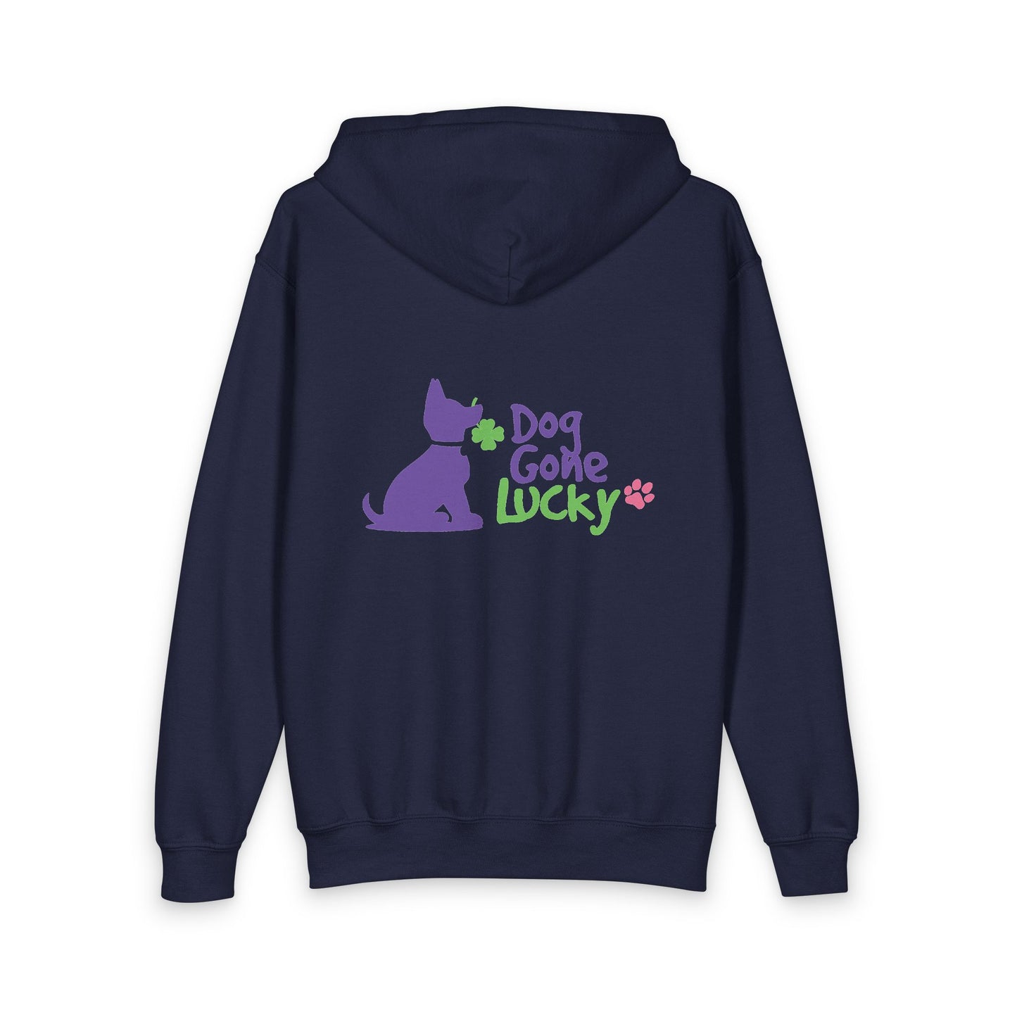 Doggone Lucky Youth Heavy Blend Zipped Hoodie