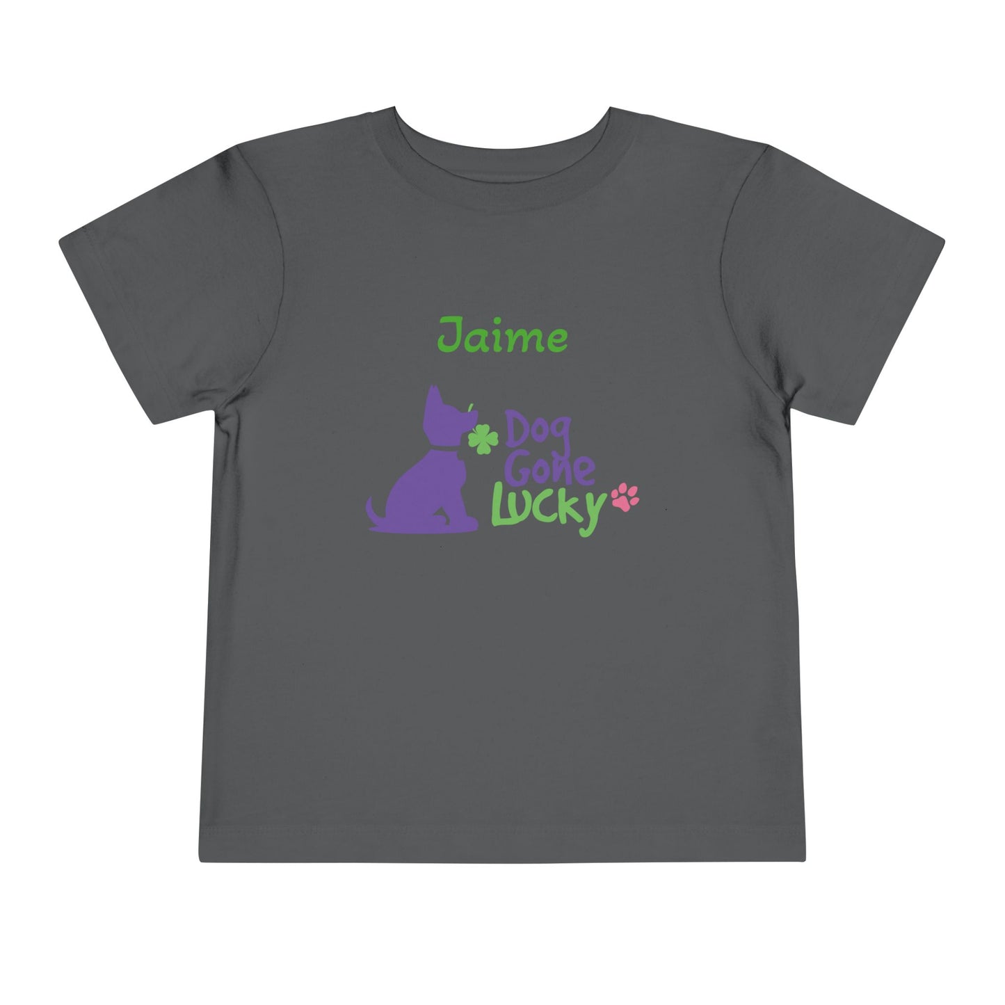 Doggone Lucky Personalized Toddler Tee - Lucky Pup Tee