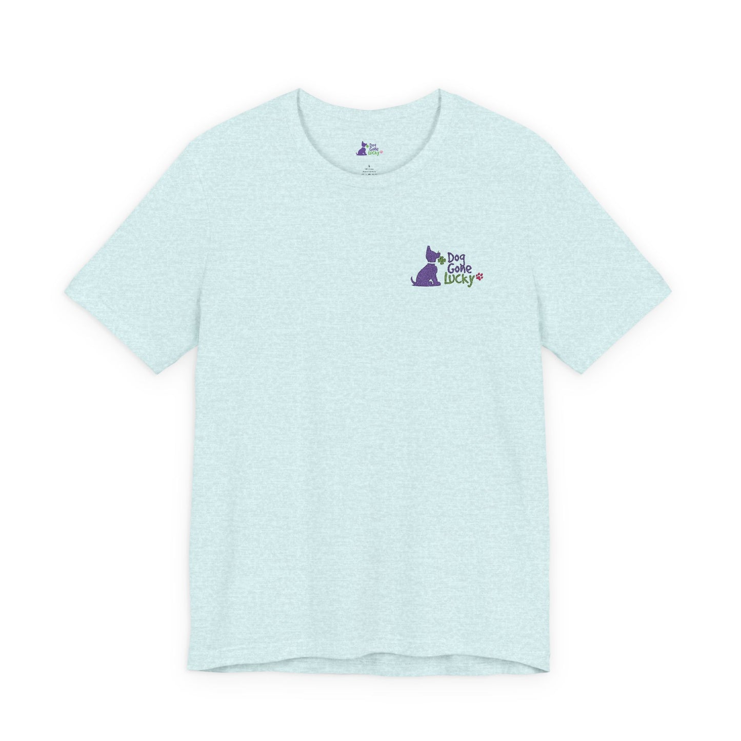 Doggone Lucky Embroidered Adult Tee