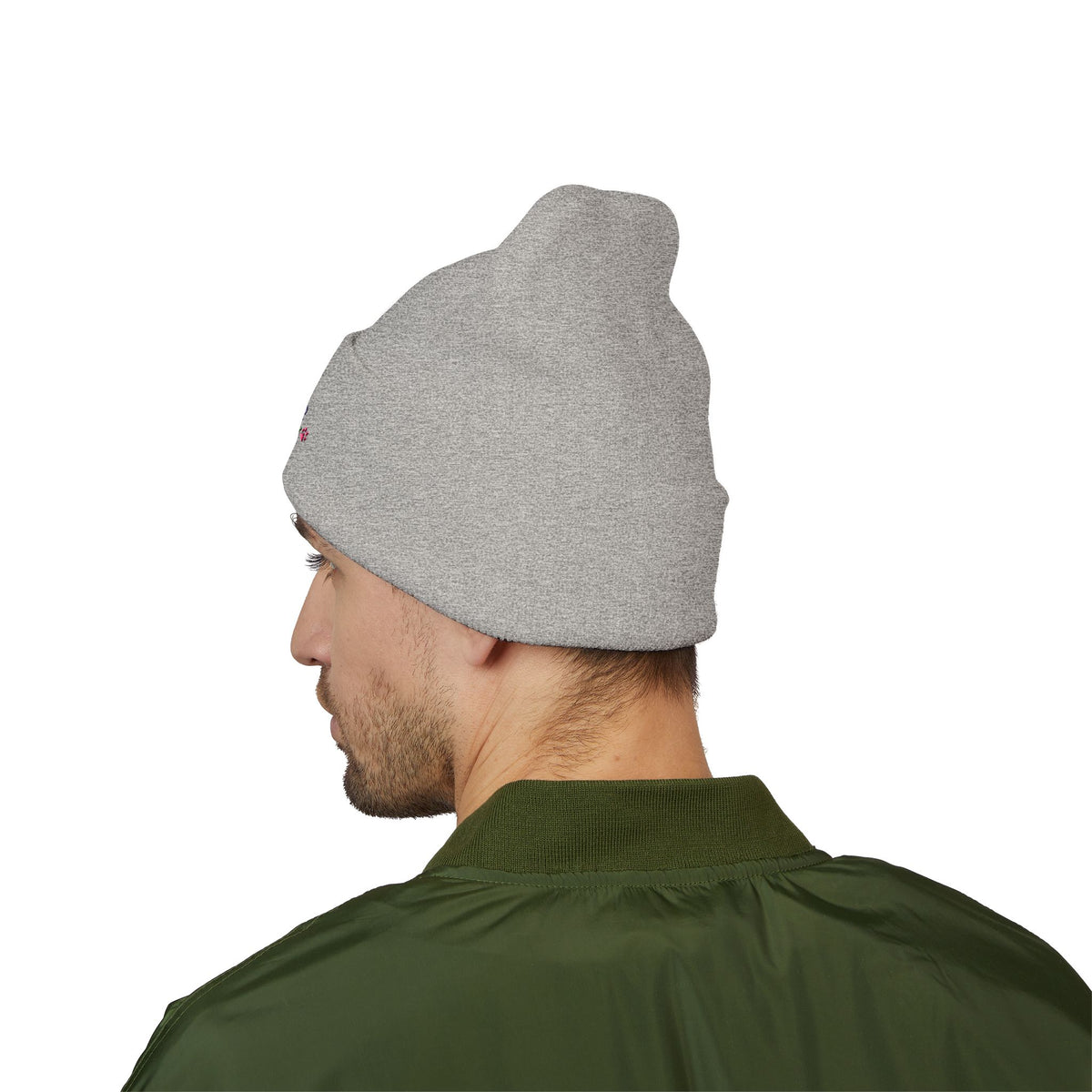 Doggone Lucky Embroidered Beanie