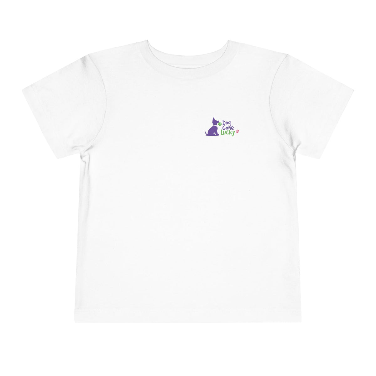 Doggone Lucky Toddler Tee - Lucky Pup on Left Chest and Back
