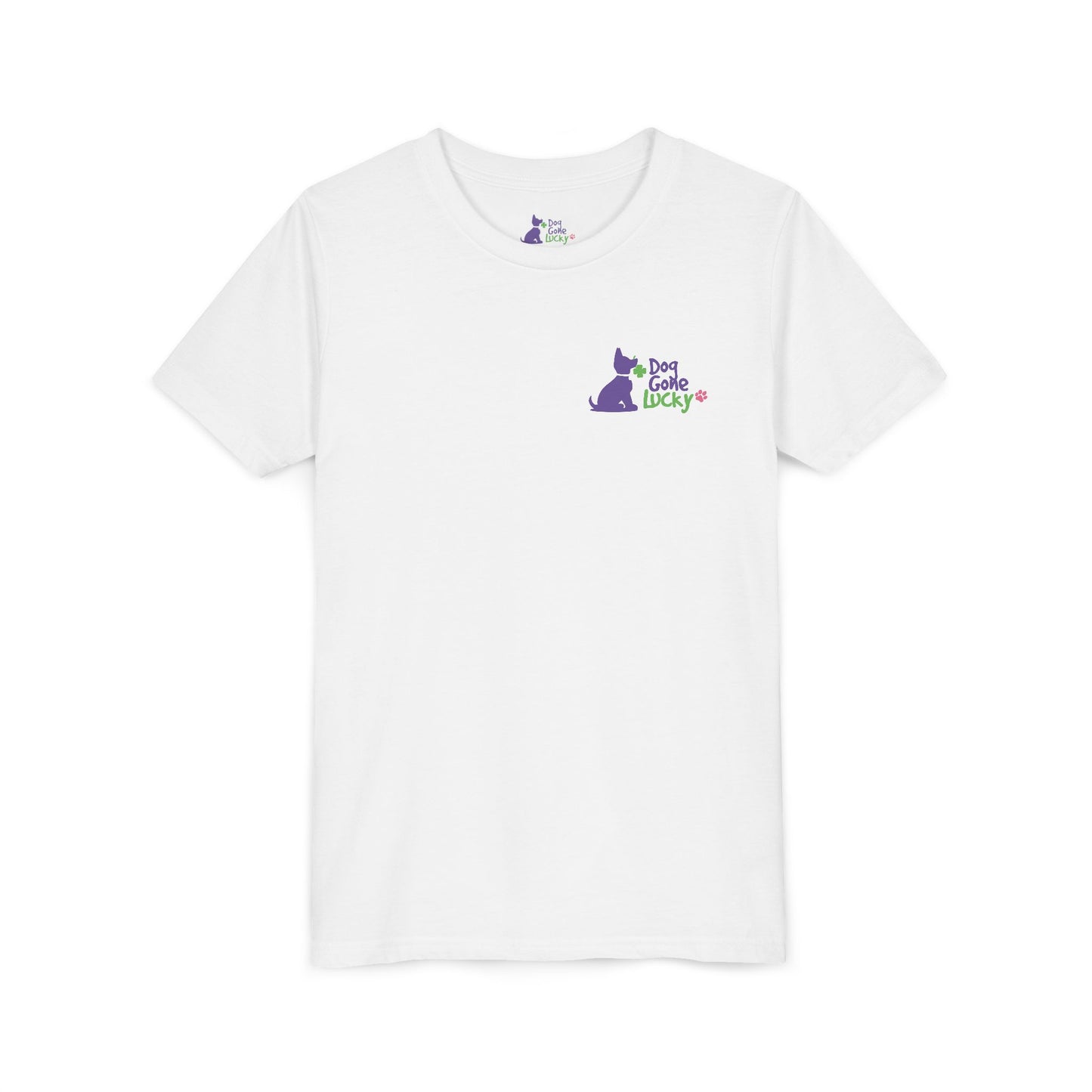 Doggone Lucky Youth Tee - Image on Back
