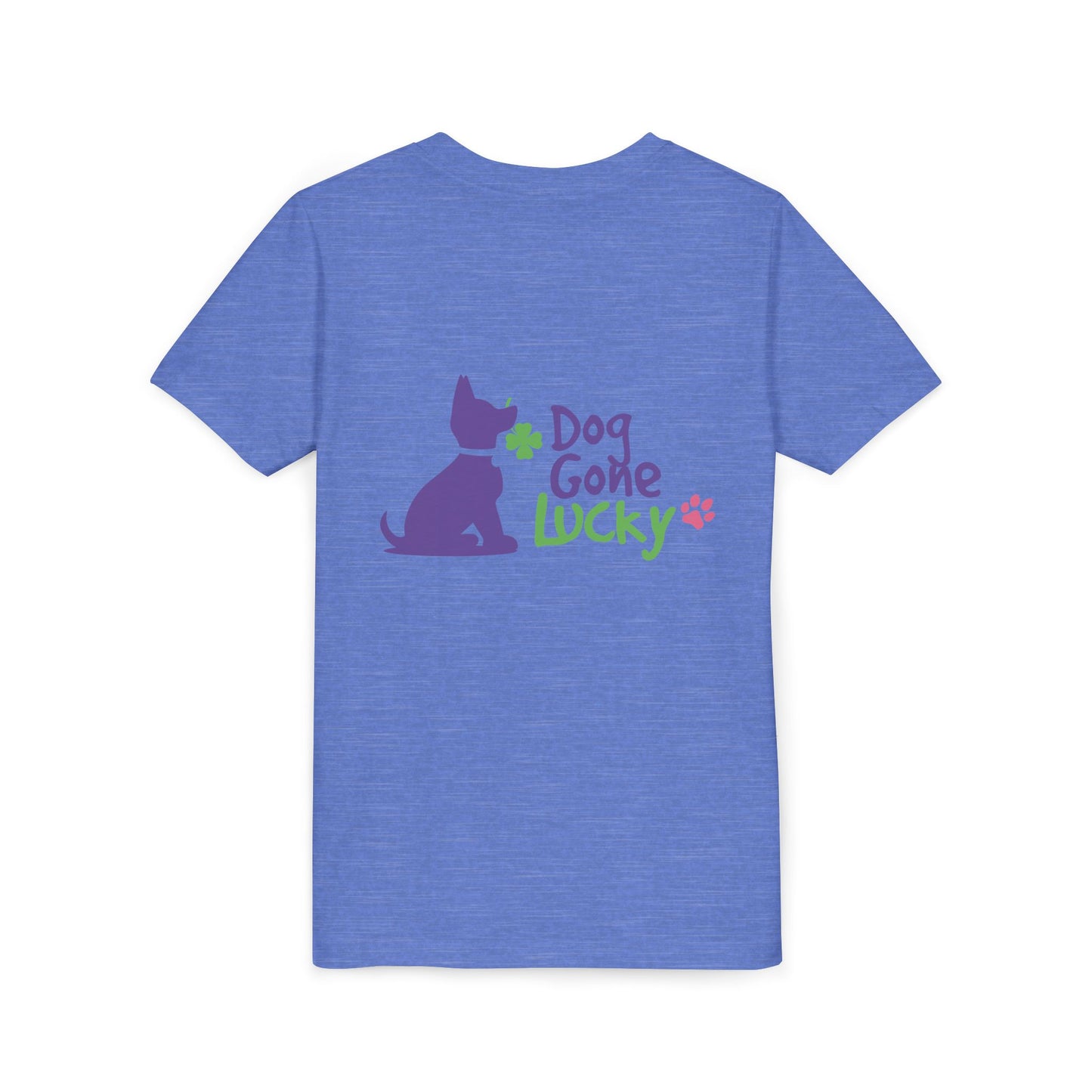 Doggone Lucky Youth Tee - Image on Back