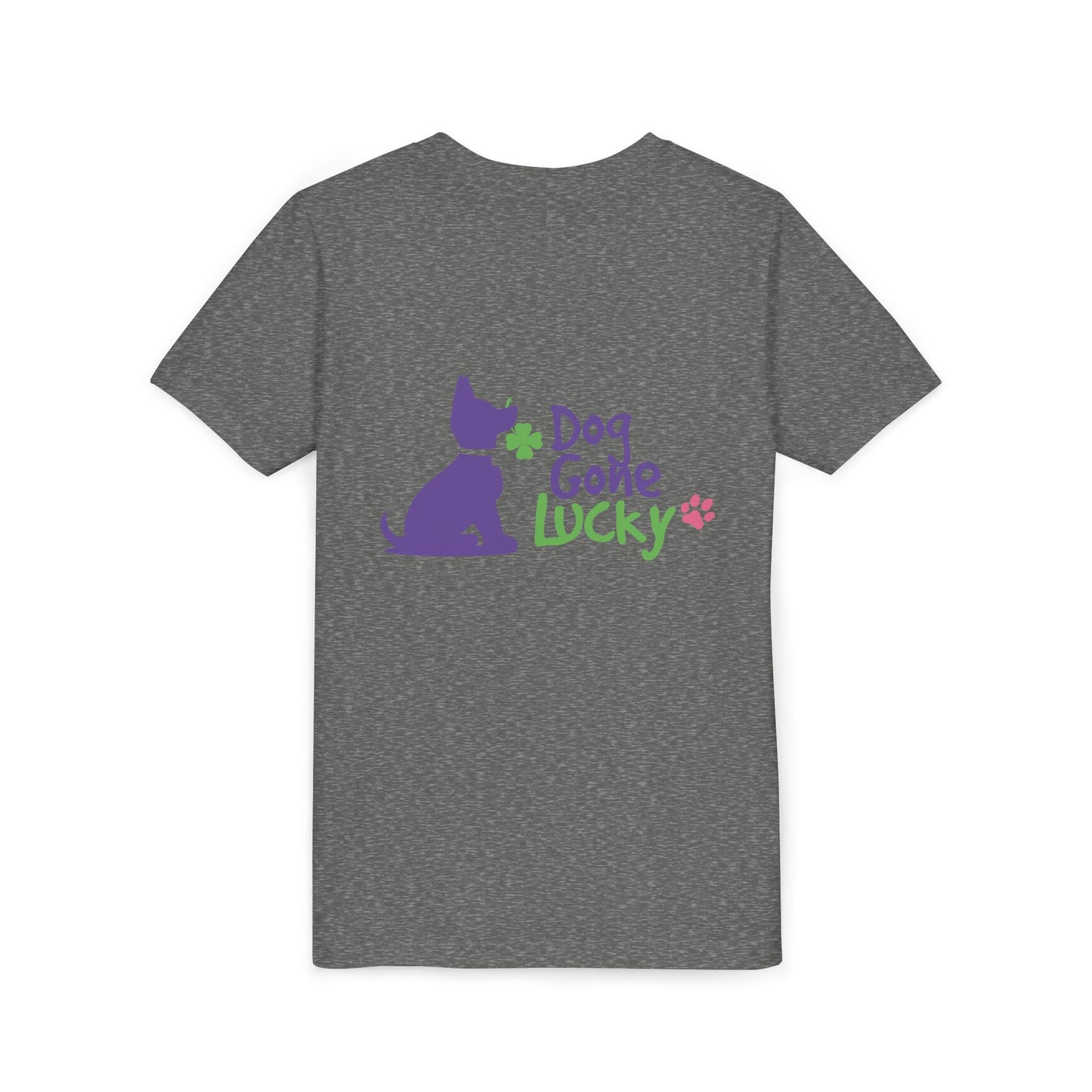 Doggone Lucky Youth Tee - Image on Back