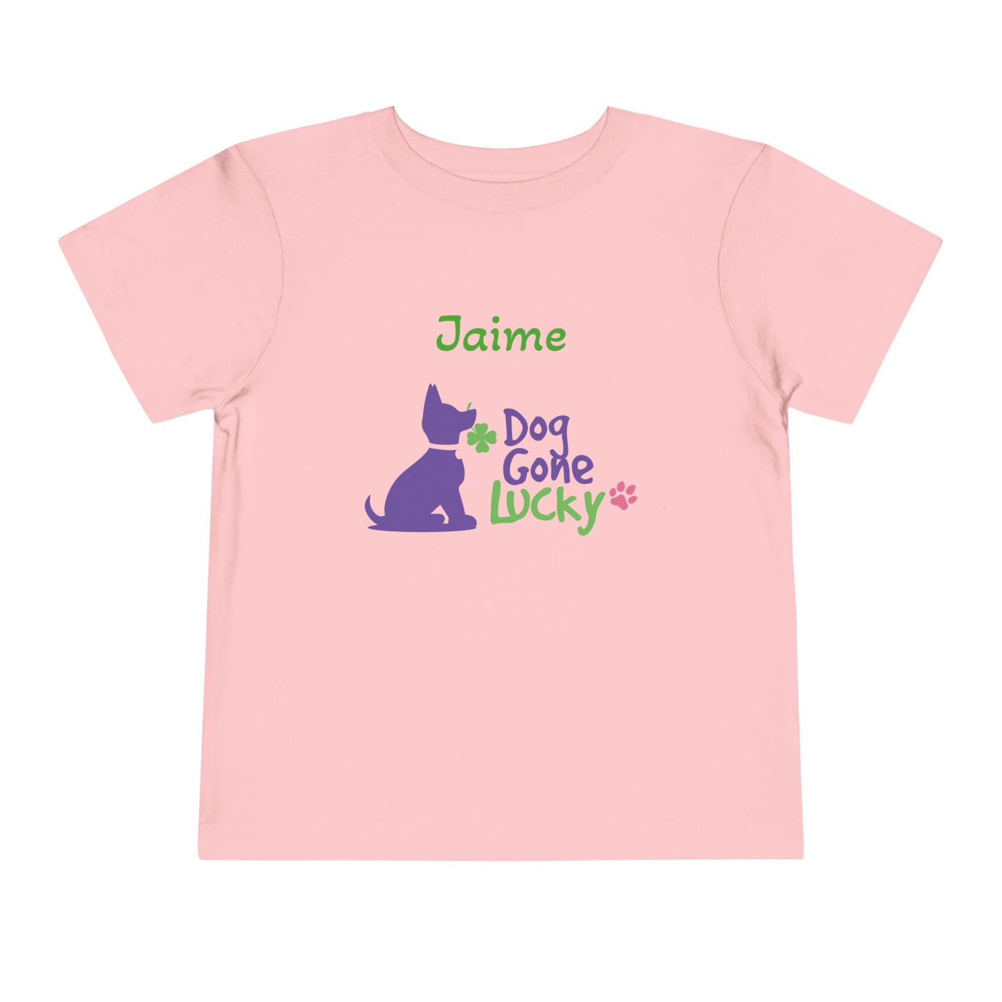 Doggone Lucky Personalized Toddler Tee - Lucky Pup Tee