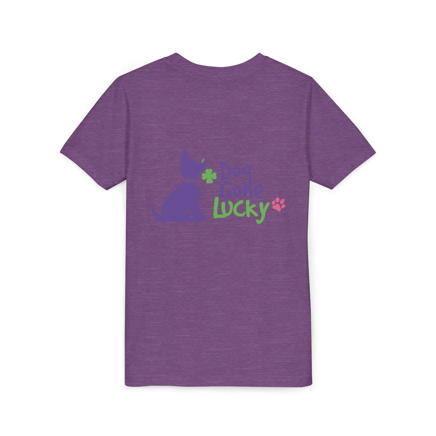 Doggone Lucky Youth Tee - Image on Back